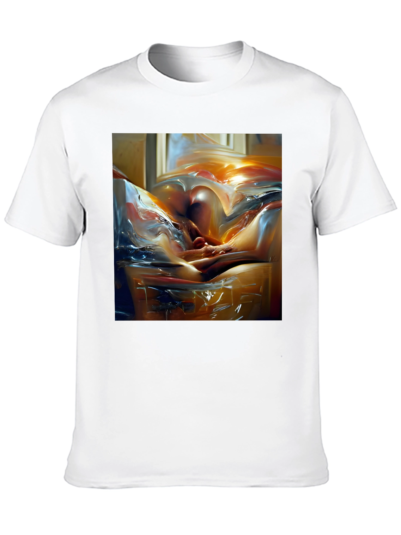 Abstract Art Tee - Modern Graphic Print T-Shirt