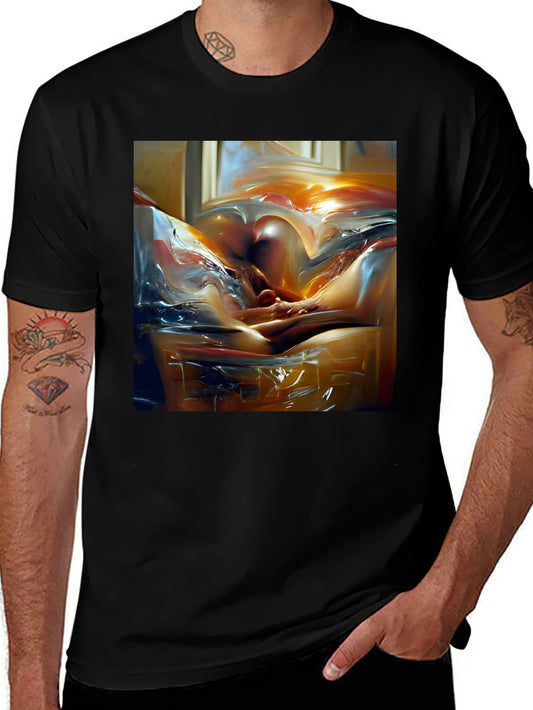 Abstract Art Tee - Modern Graphic Print T-Shirt