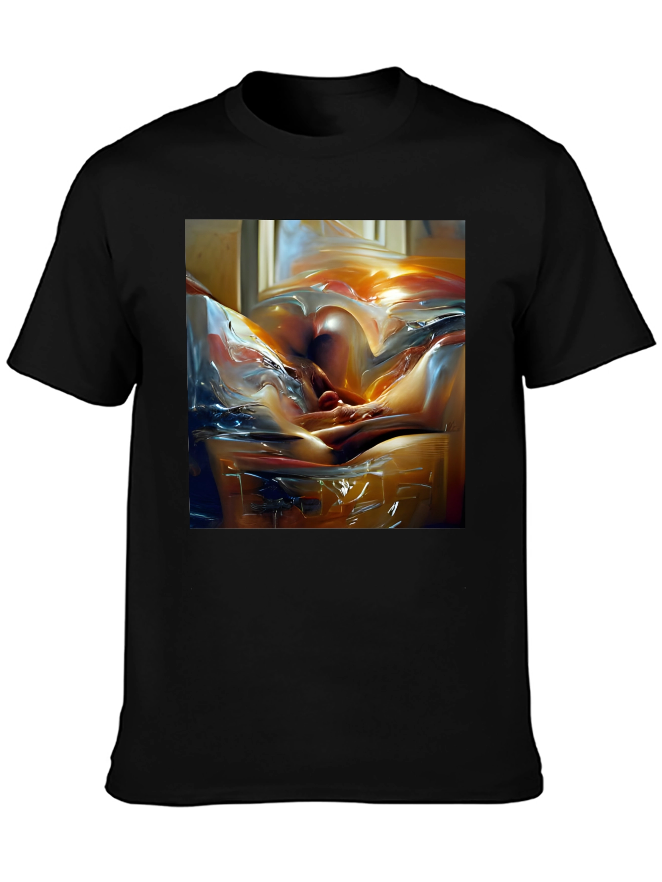 Abstract Art Tee - Modern Graphic Print T-Shirt