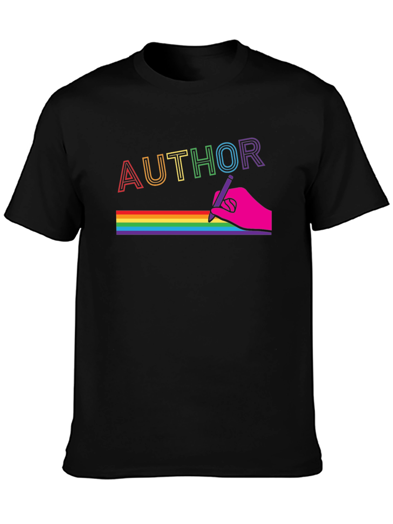 Rainbow Author Graphic Tee
