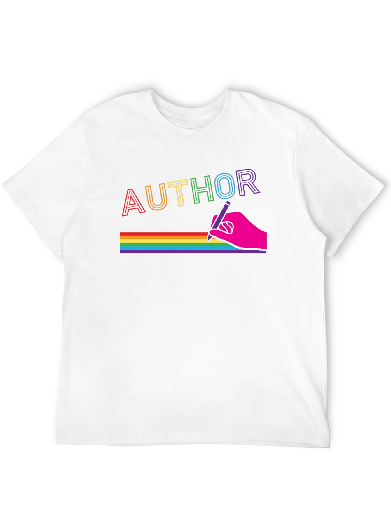 Rainbow Author Graphic Tee
