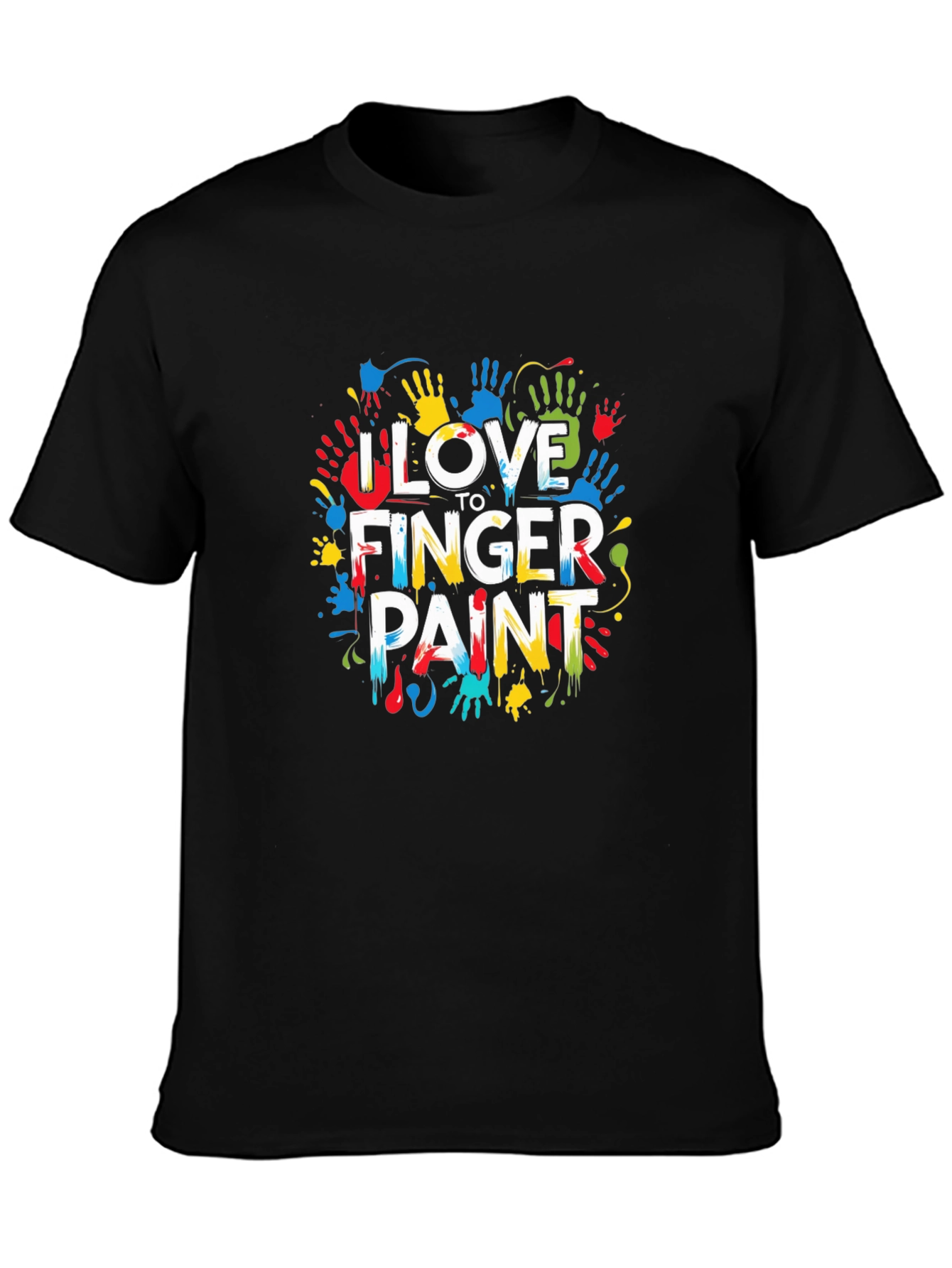 I Love to Finger Paint Graphic Tee