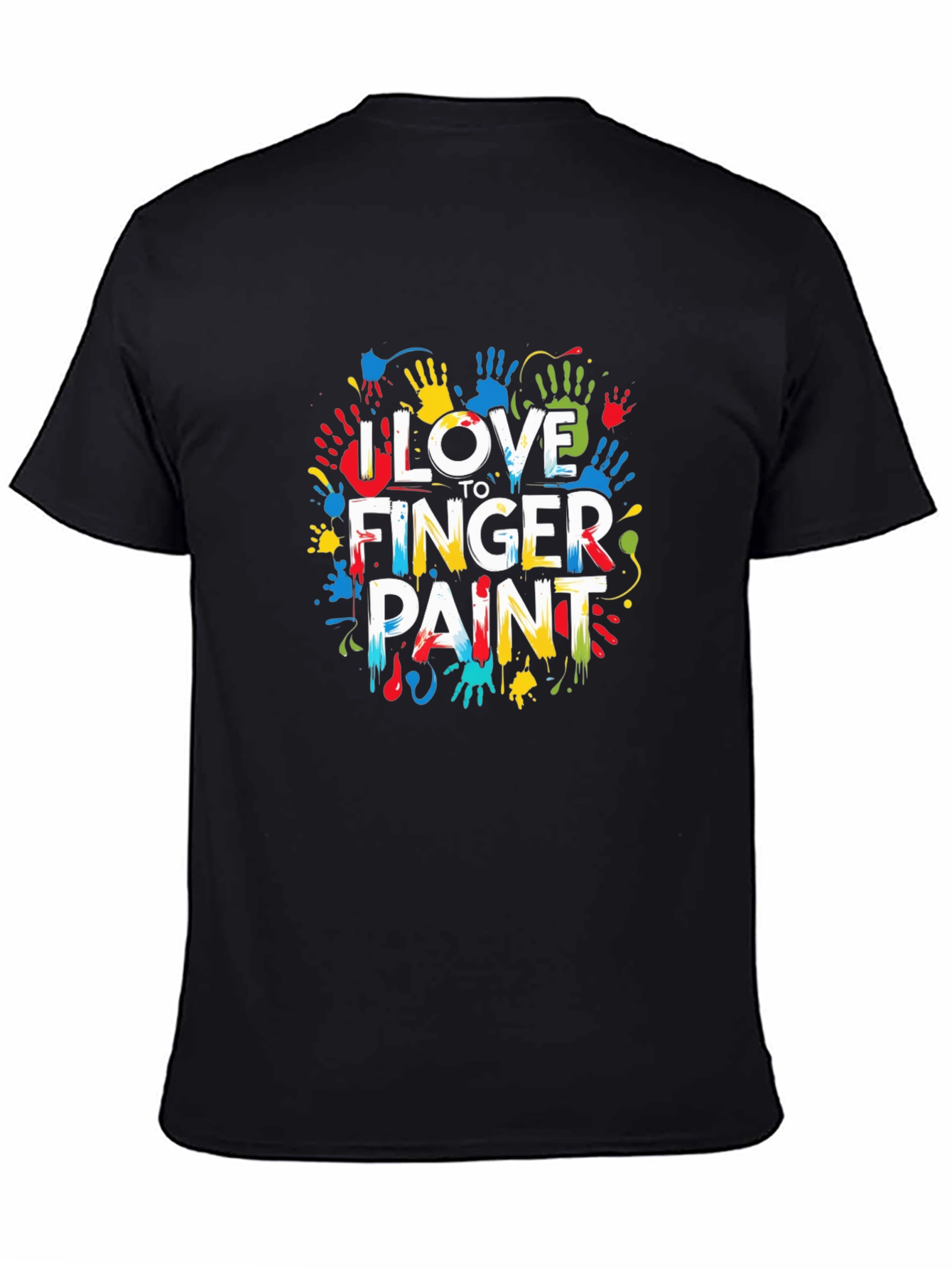 I Love to Finger Paint Graphic Tee