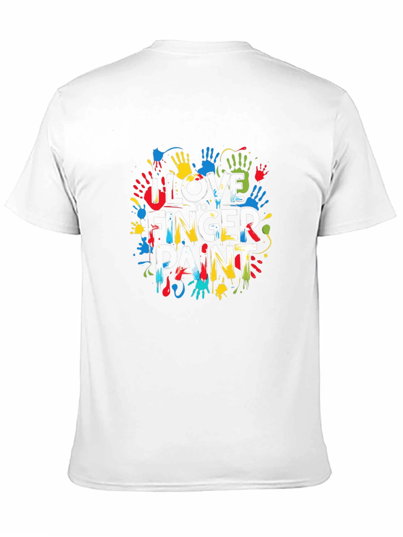 I Love to Finger Paint Graphic Tee