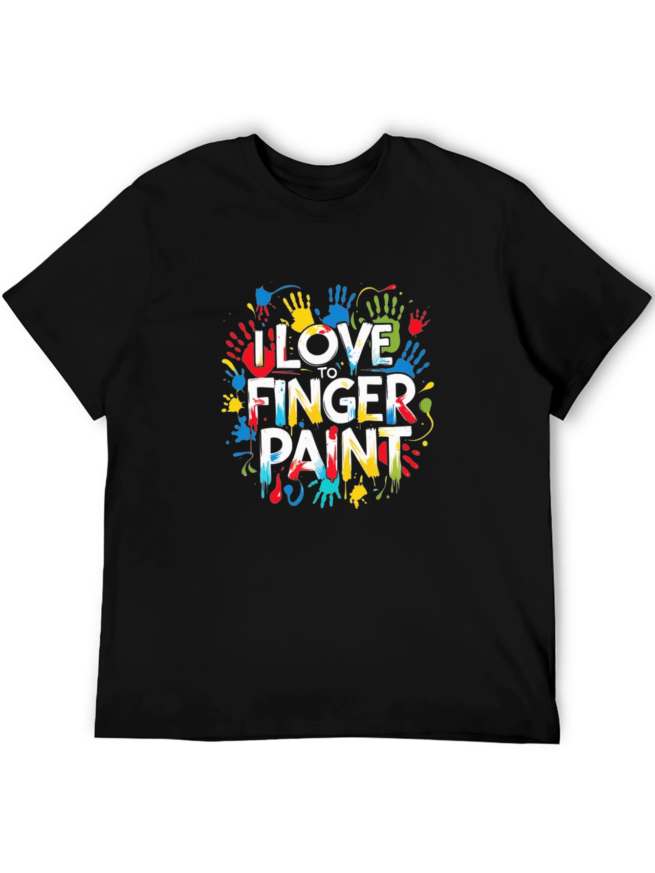 I Love to Finger Paint Graphic Tee