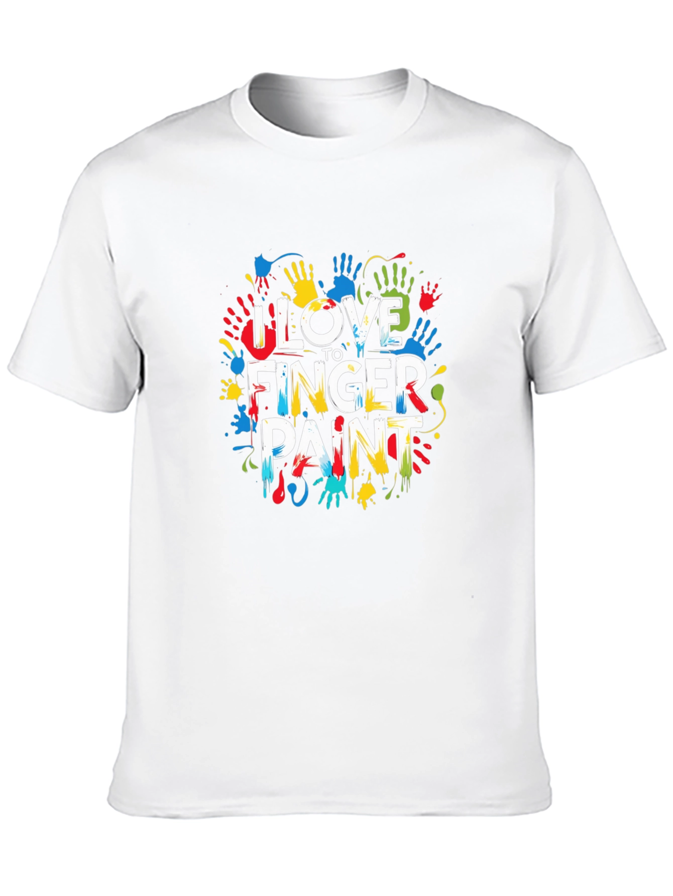 I Love to Finger Paint Graphic Tee