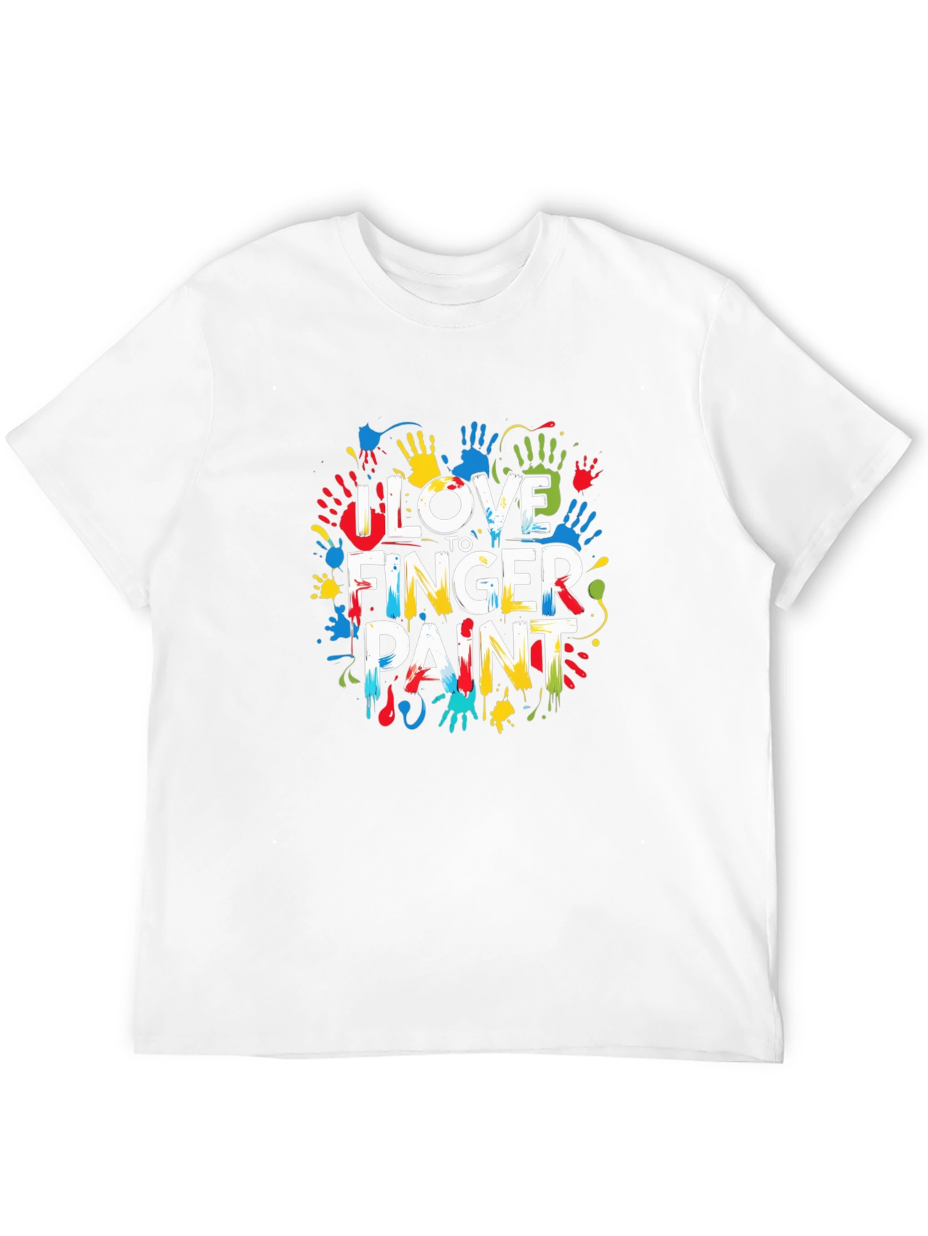 I Love to Finger Paint Graphic Tee