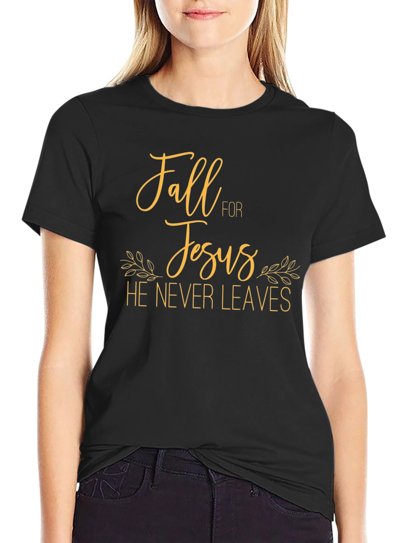 Fall For Jesus T-Shirt - Christian Graphic Tee