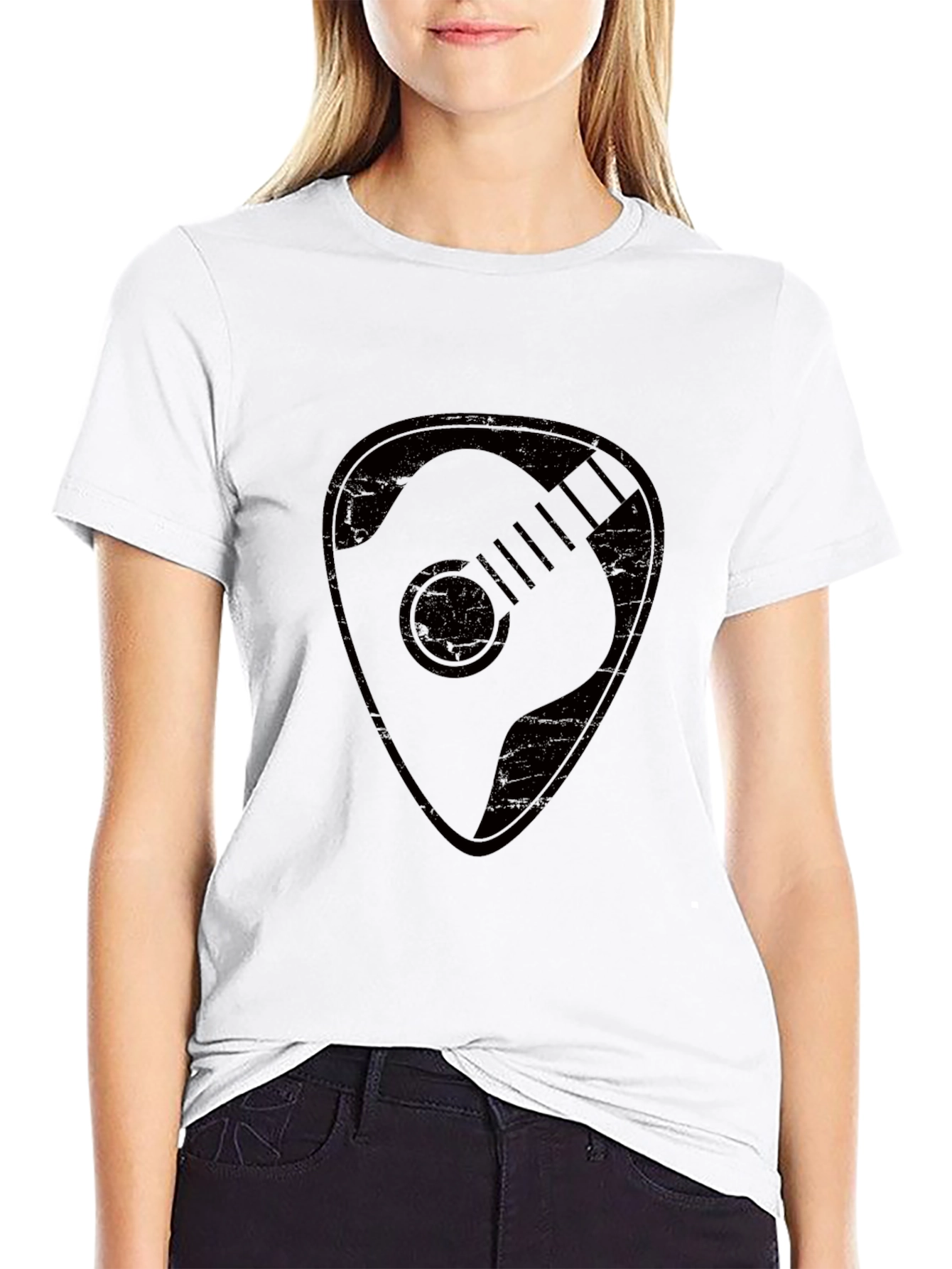 Guitar Pick Graphic T-Shirt - Musician Style
