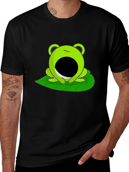 Froggy Face T-Shirt - Black