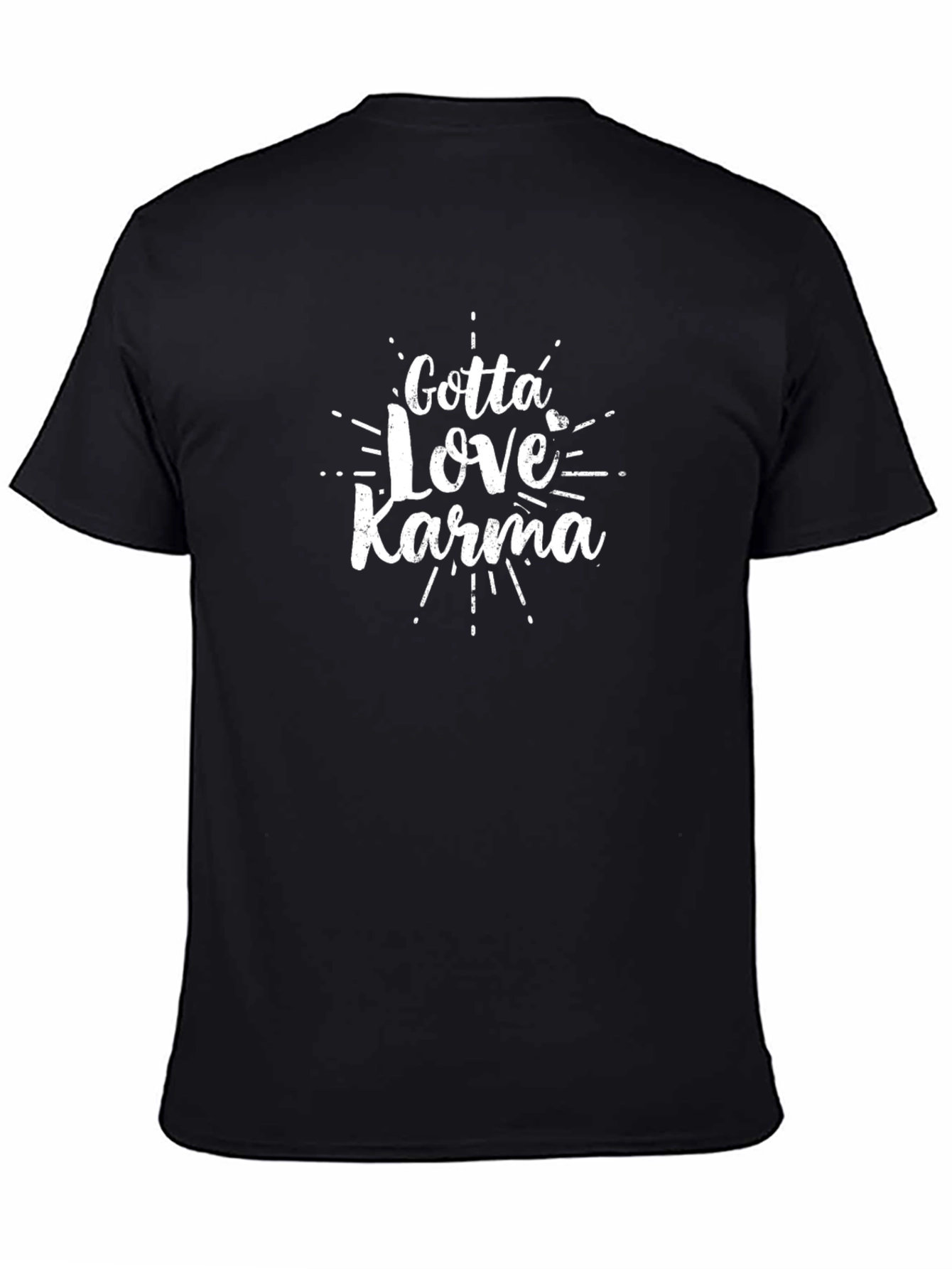 Gotta Love Karma Black Graphic Tee