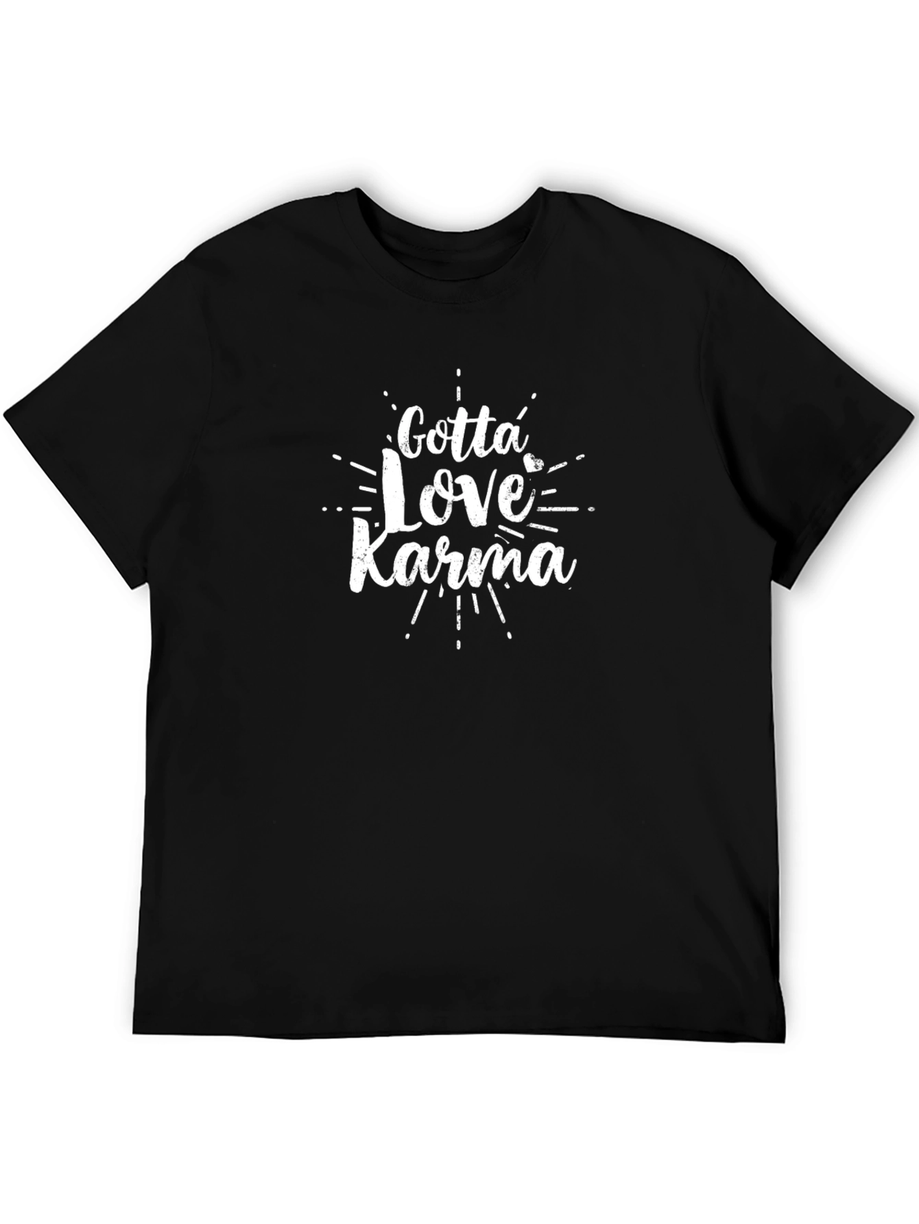 Gotta Love Karma Black Graphic Tee