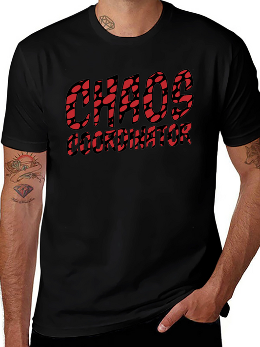Chaos Coordinator Graphic T-Shirt - Black