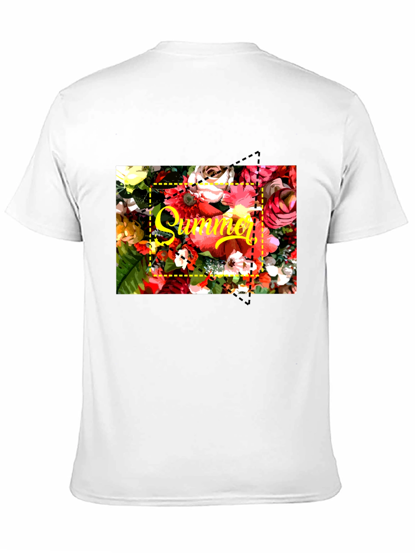 Summer Floral T-Shirt - Bright Graphic Tee