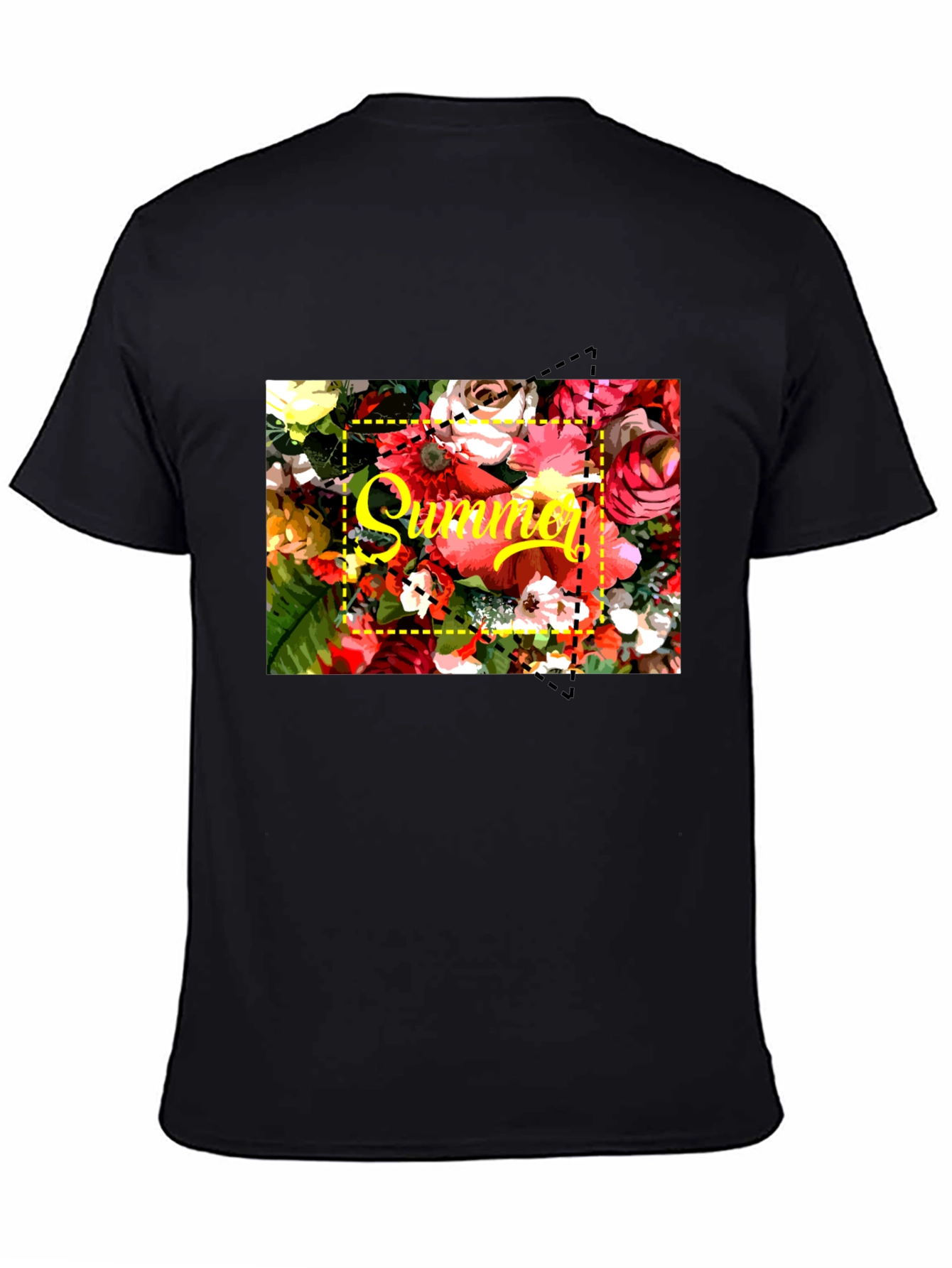 Summer Floral T-Shirt - Bright Graphic Tee
