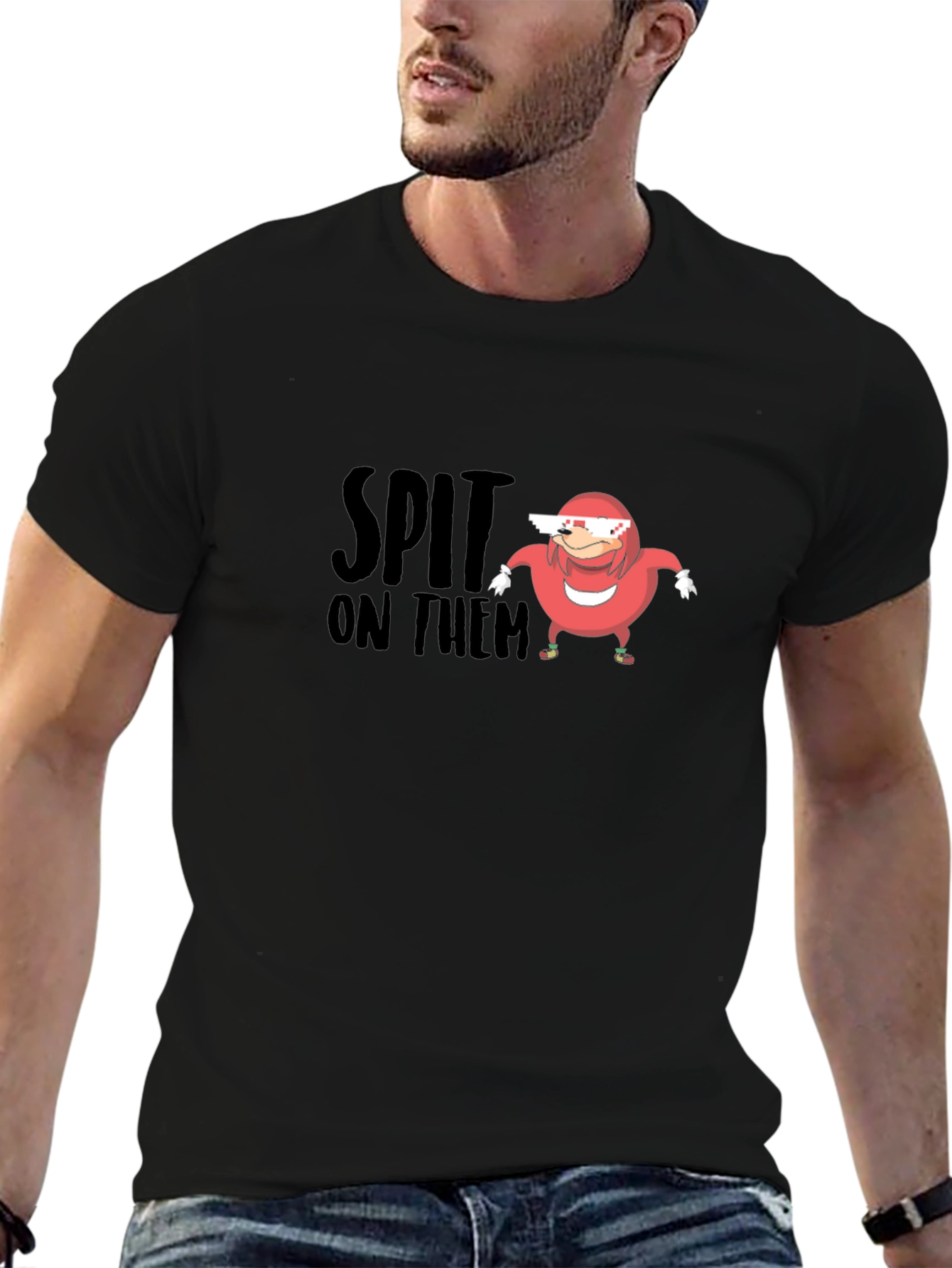 Spit On Them Ugandan Knuckles Meme T-Shirt