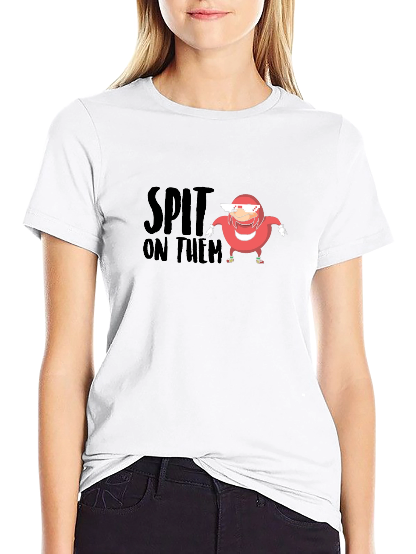 Spit On Them Ugandan Knuckles Meme T-Shirt