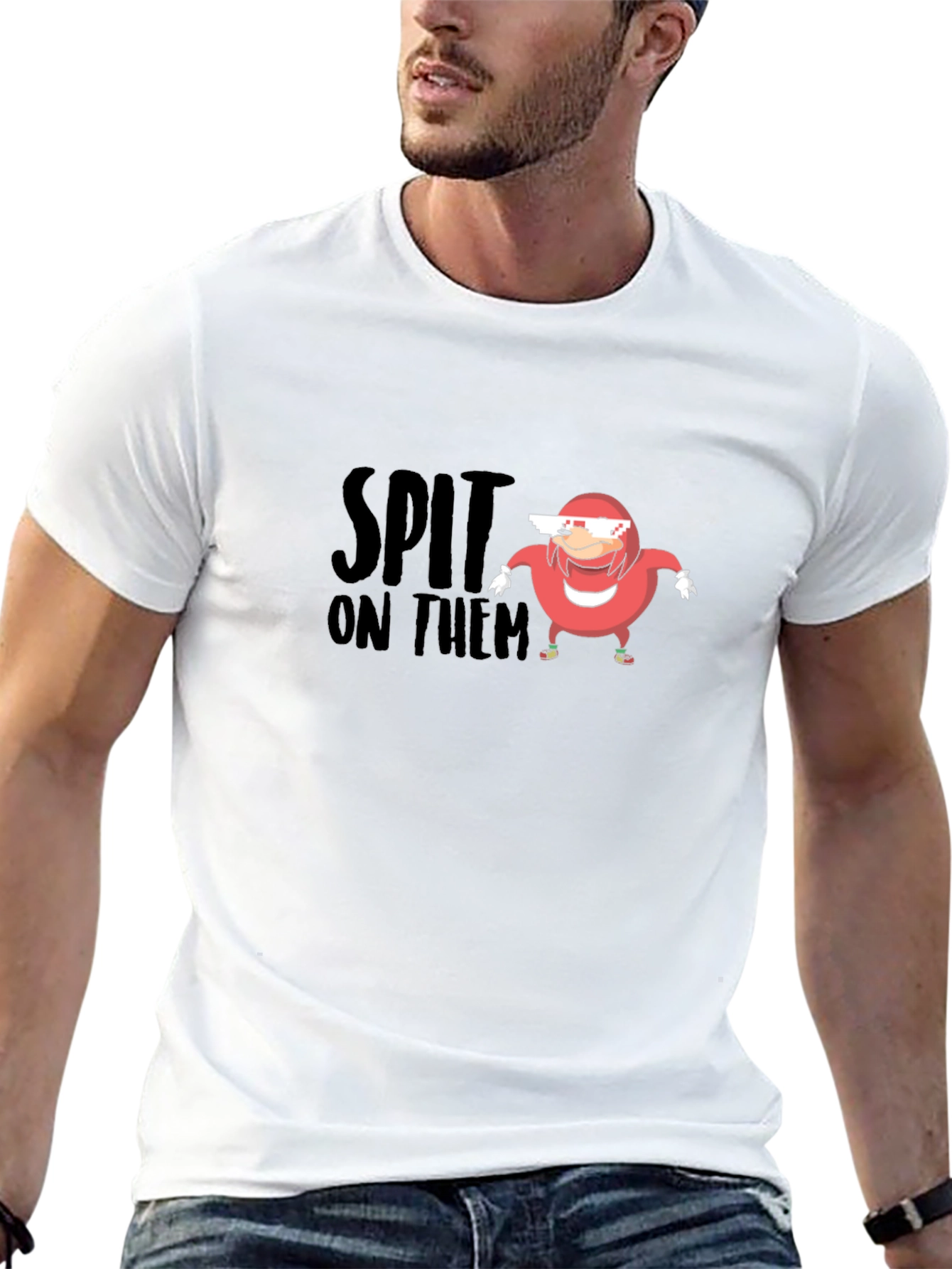 Spit On Them Ugandan Knuckles Meme T-Shirt