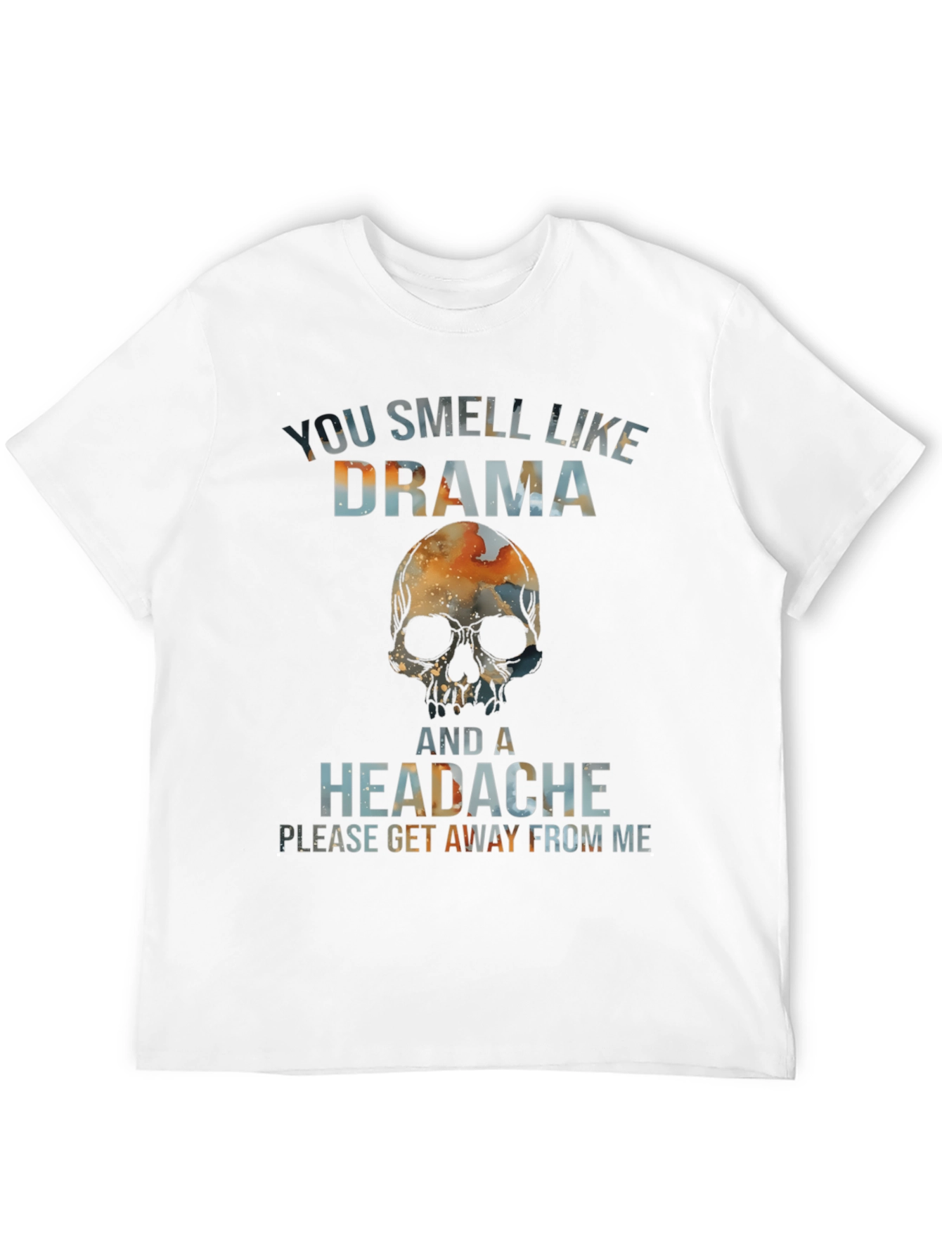 Drama Skull Graphic Tee