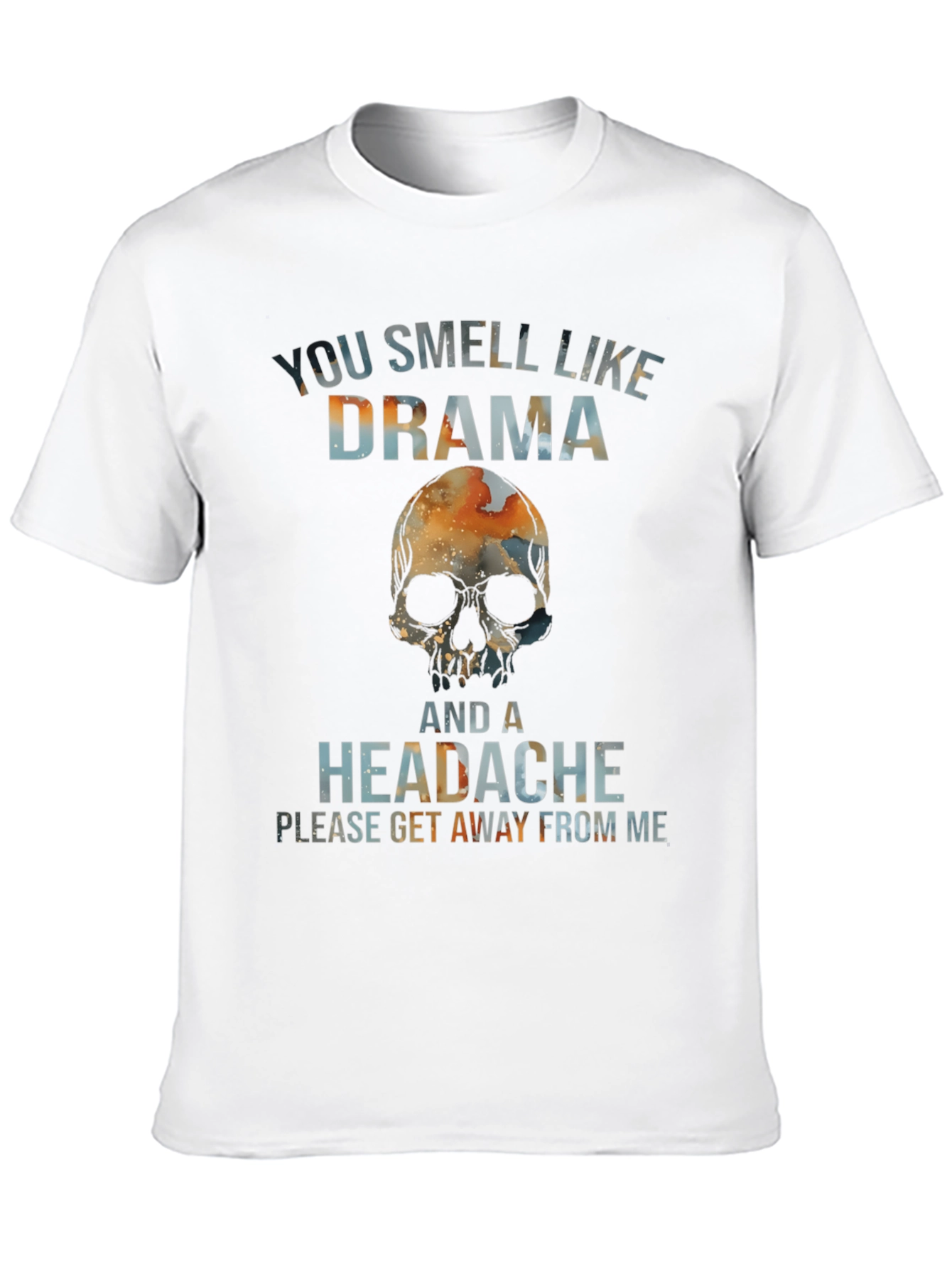 Drama Skull Graphic Tee