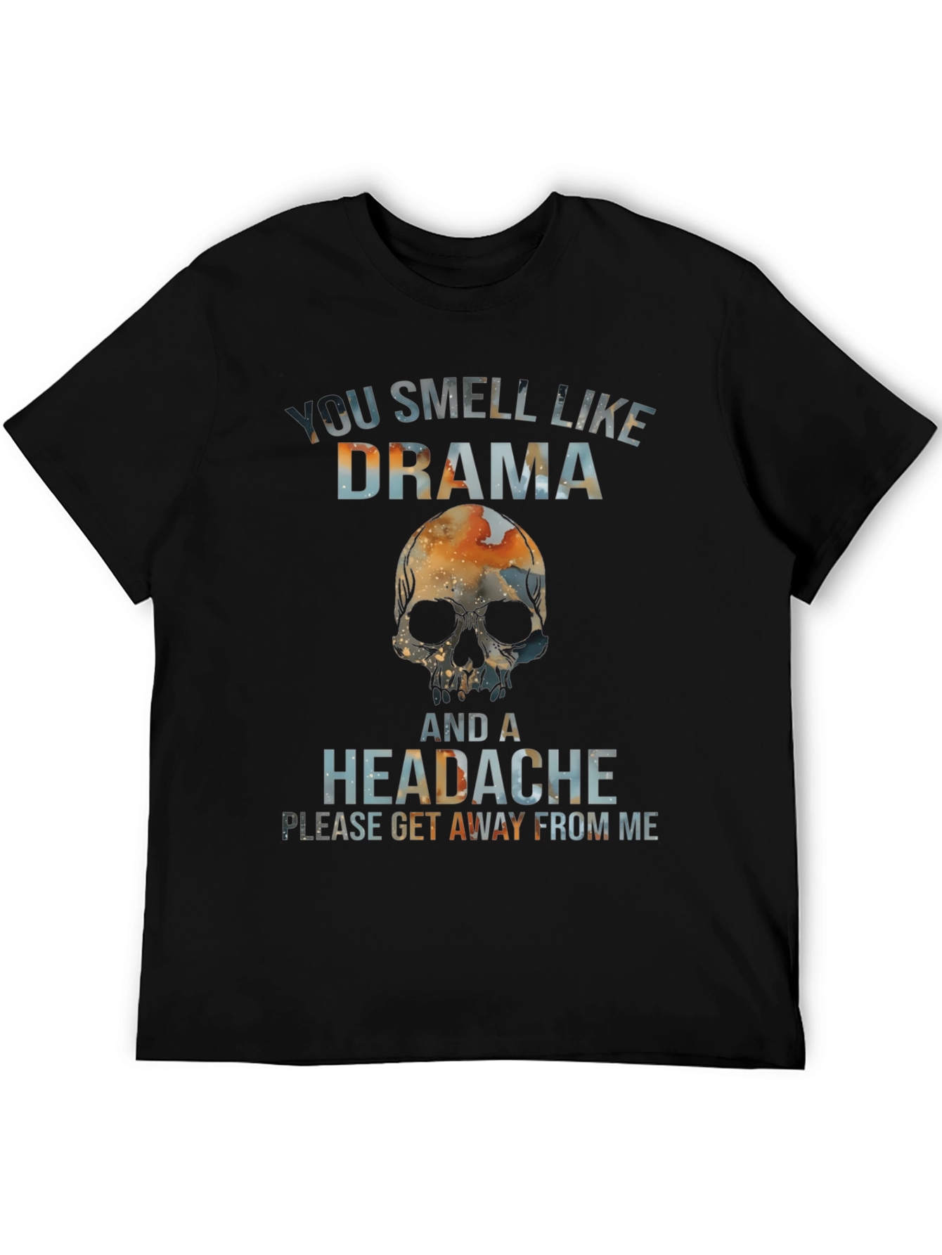 Drama Skull Graphic Tee