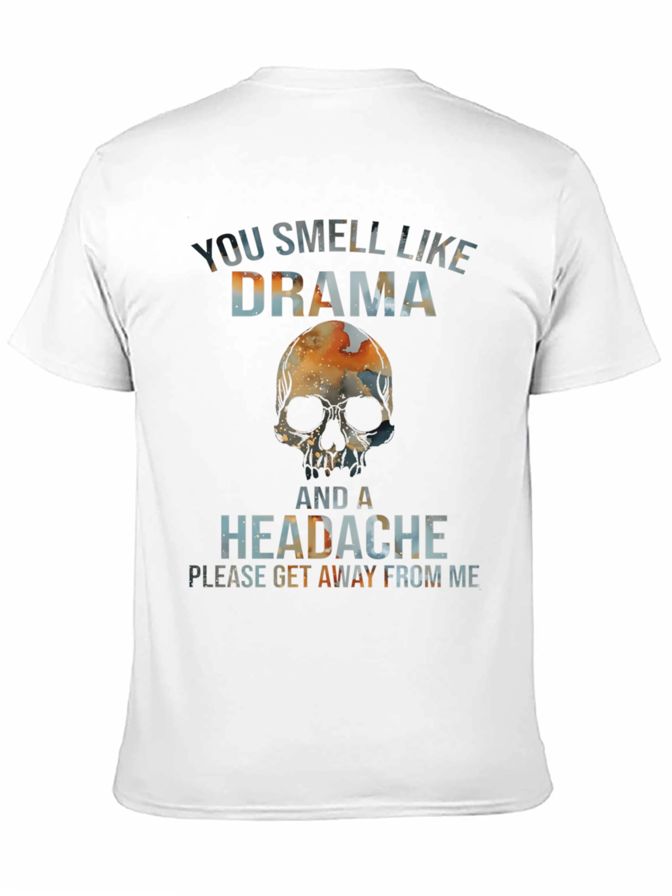 Drama Skull Graphic Tee