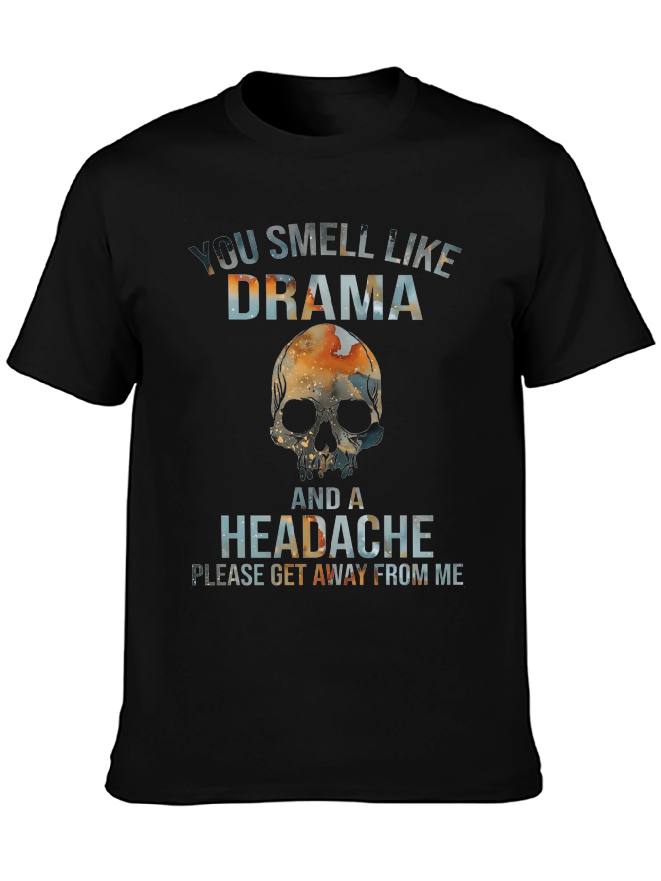 Drama Skull Graphic Tee