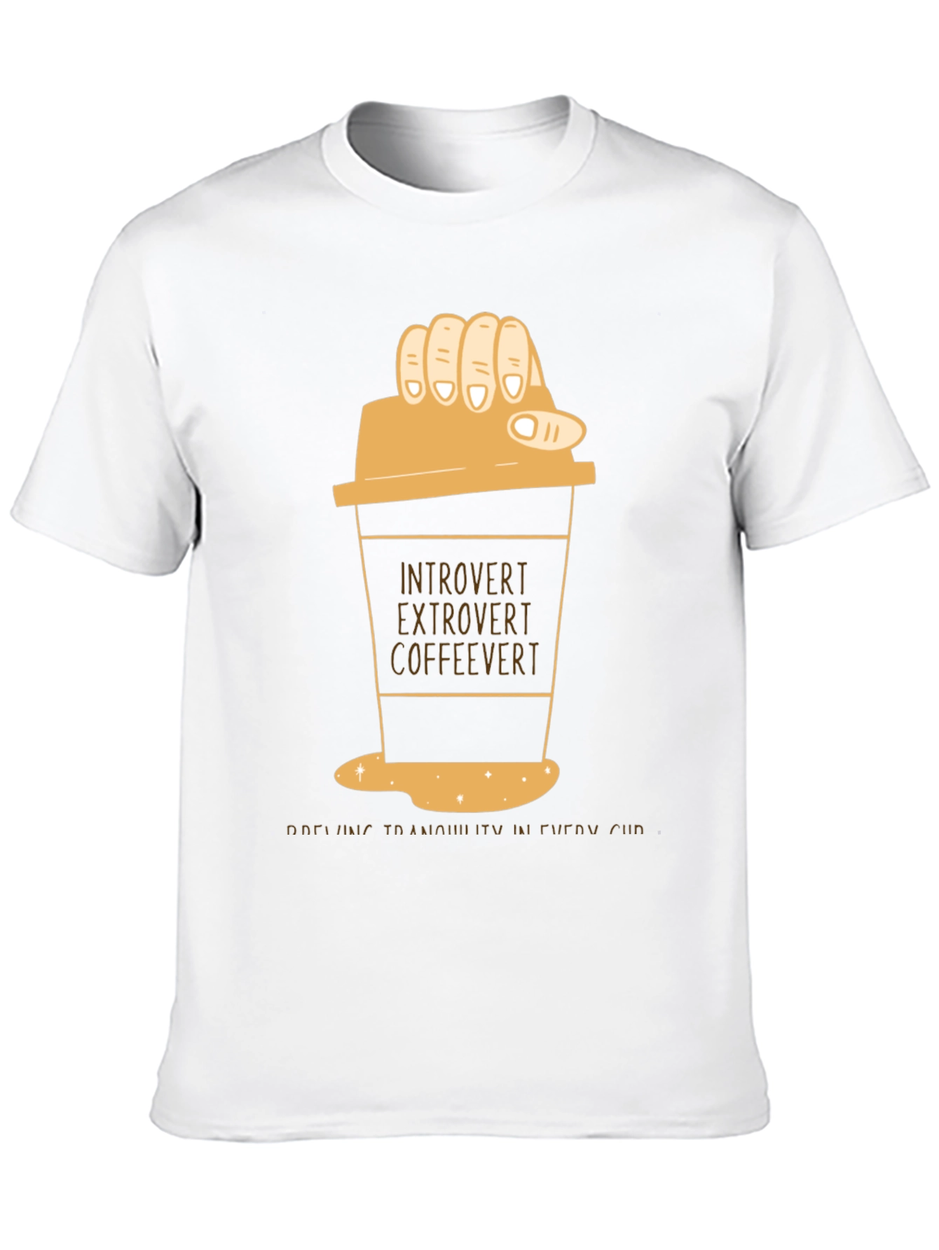 Introvert Extrovert Coffeevert T-Shirt