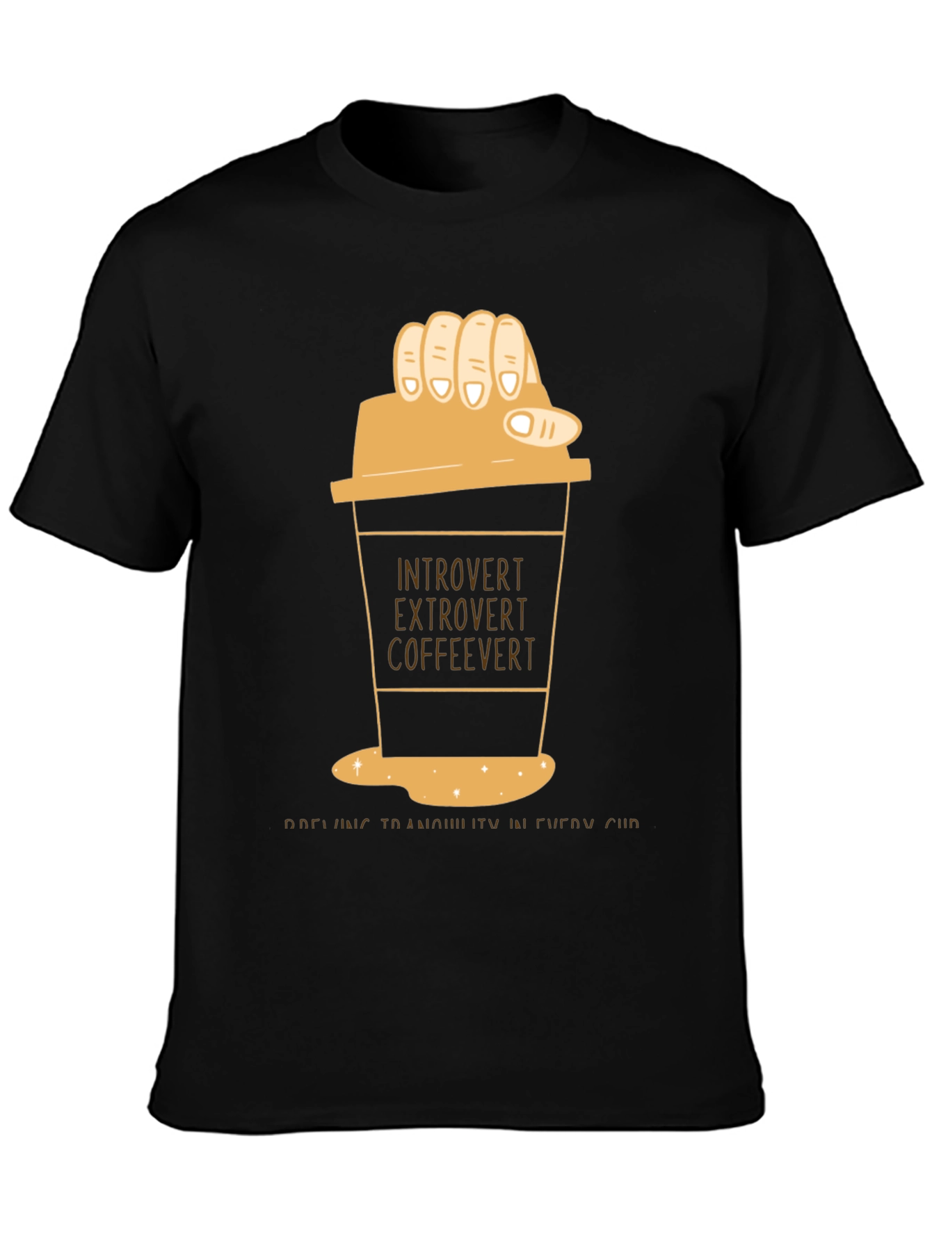 Introvert Extrovert Coffeevert T-Shirt