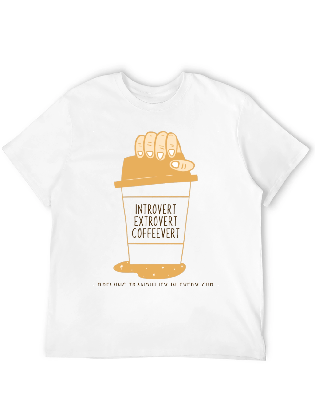 Introvert Extrovert Coffeevert T-Shirt