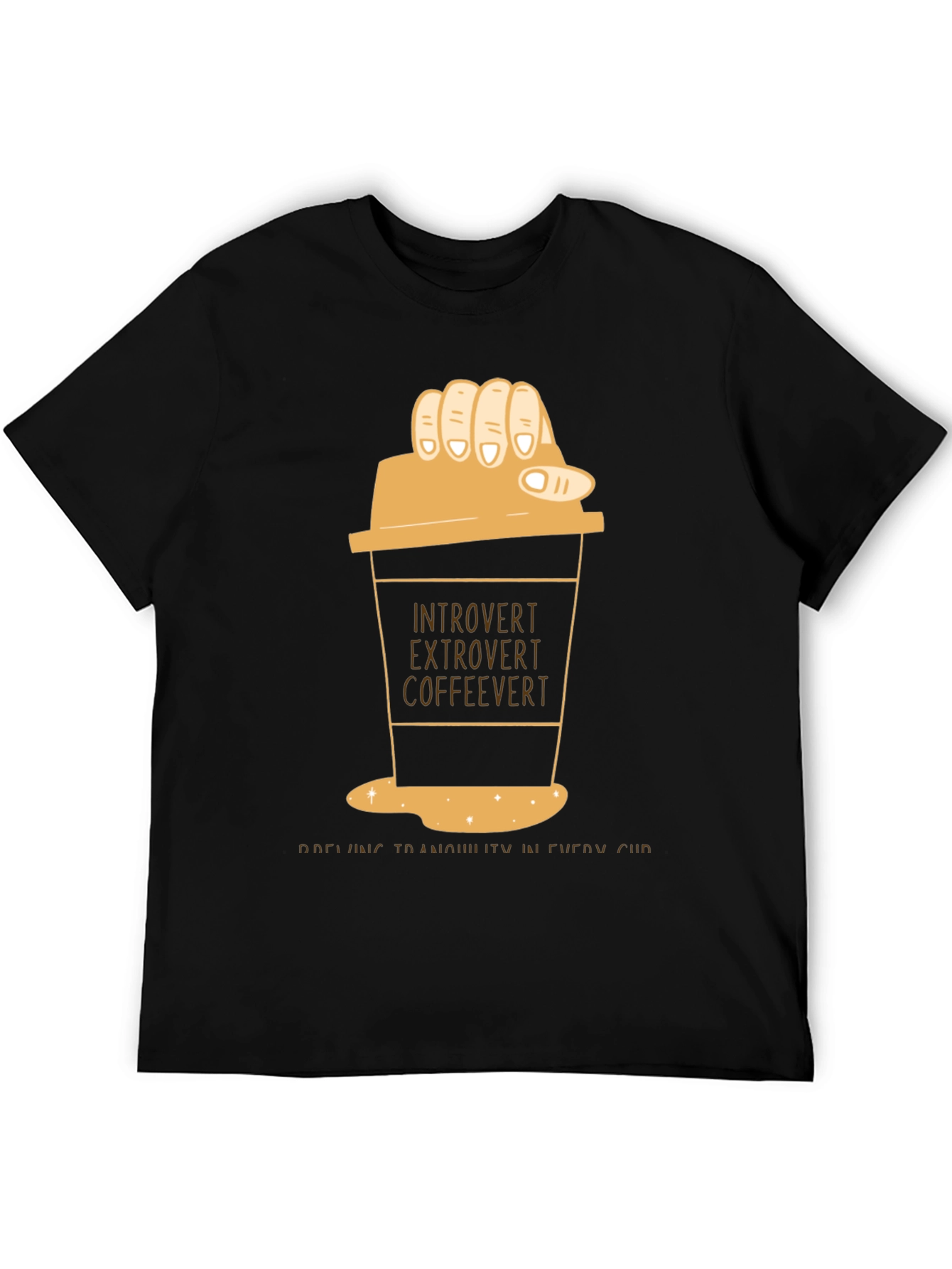 Introvert Extrovert Coffeevert T-Shirt