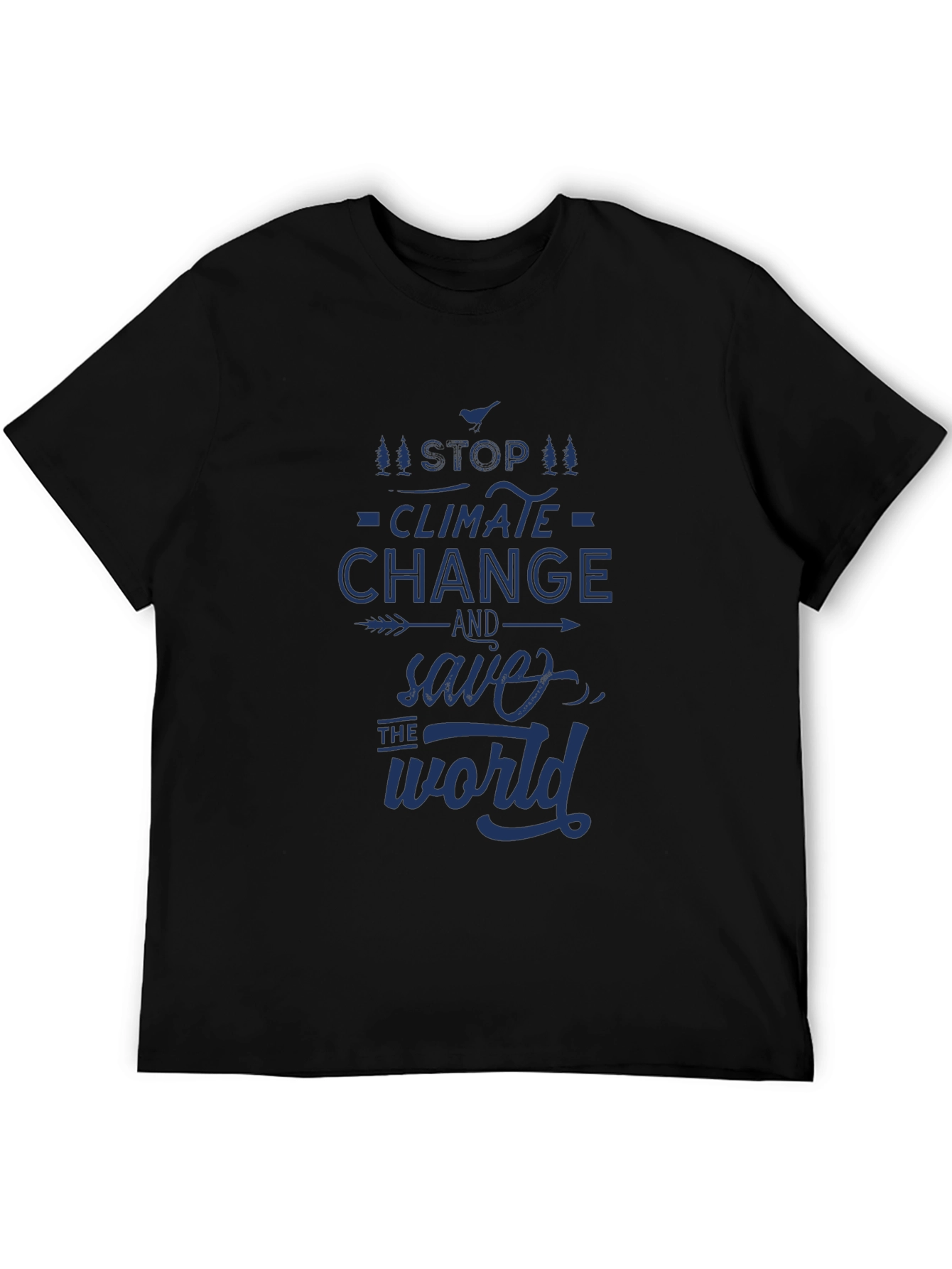 Stop Climate Change Save the World Graphic Tee