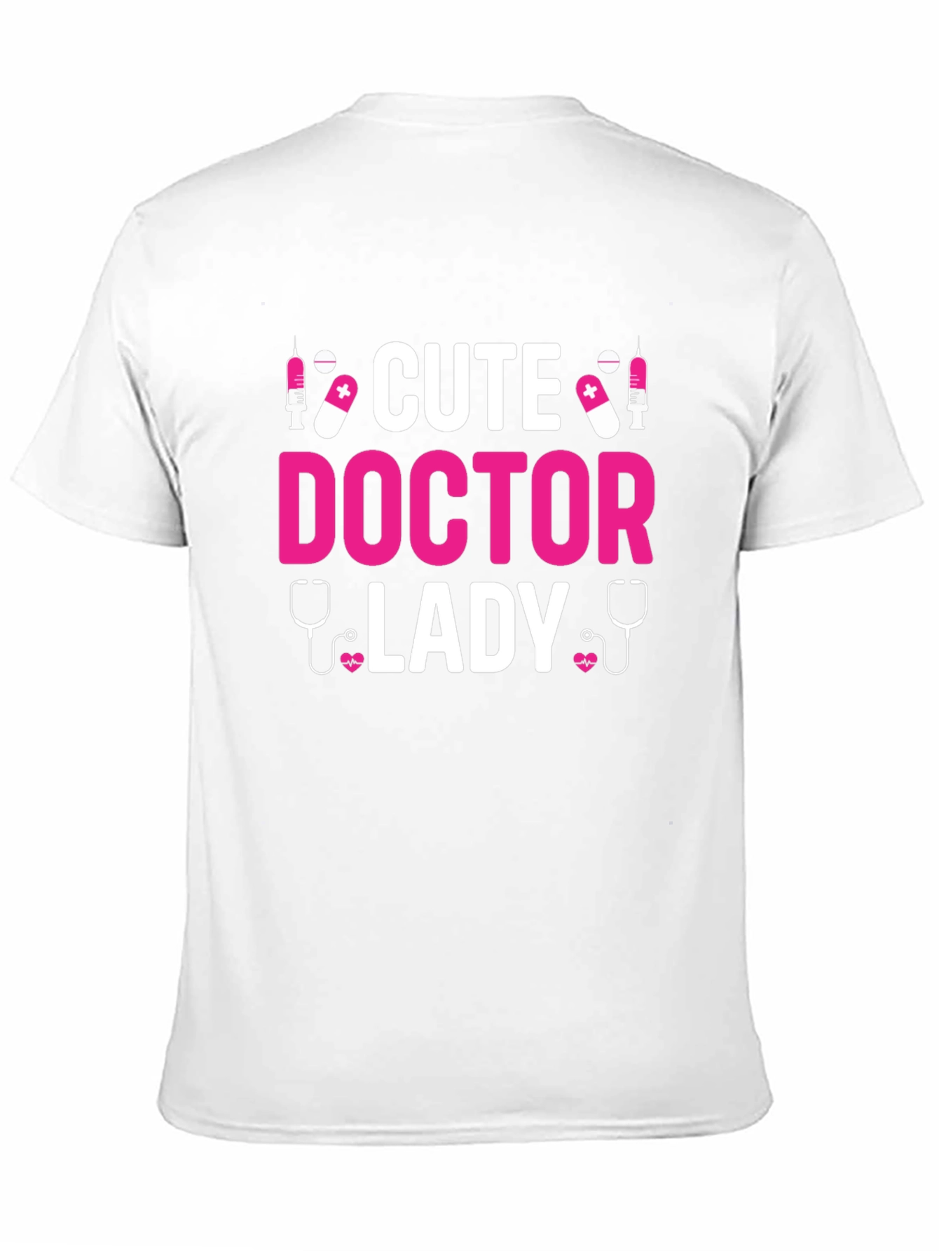 Cute Doctor Lady T-Shirt - Black