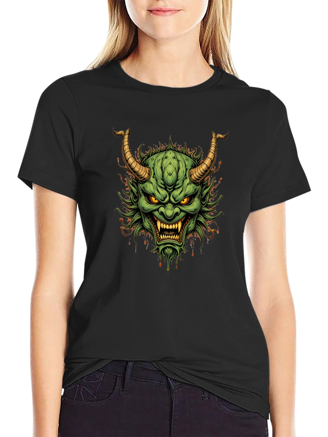 Oni Mask Graphic T-Shirt