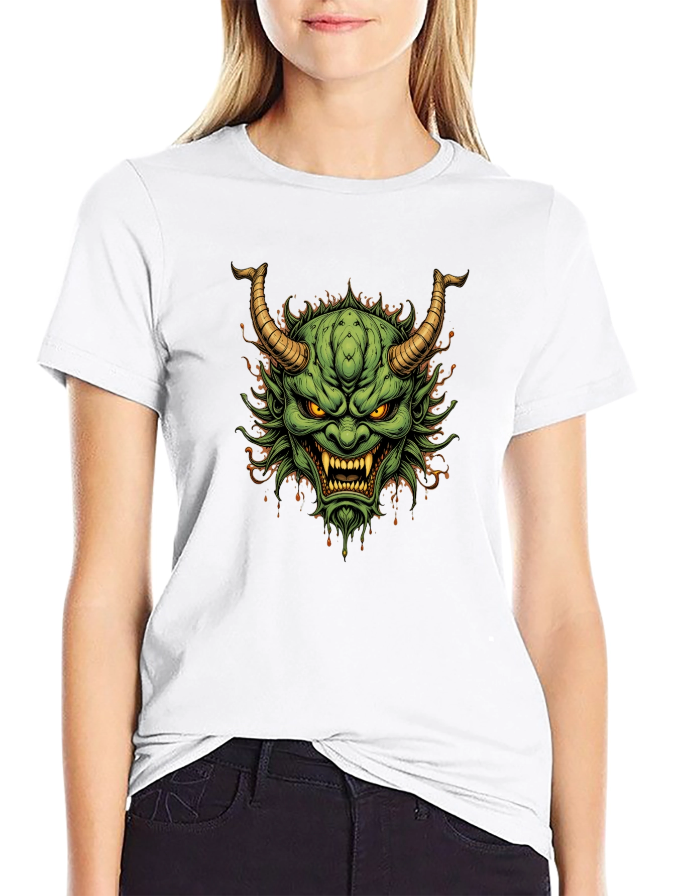 Oni Mask Graphic T-Shirt