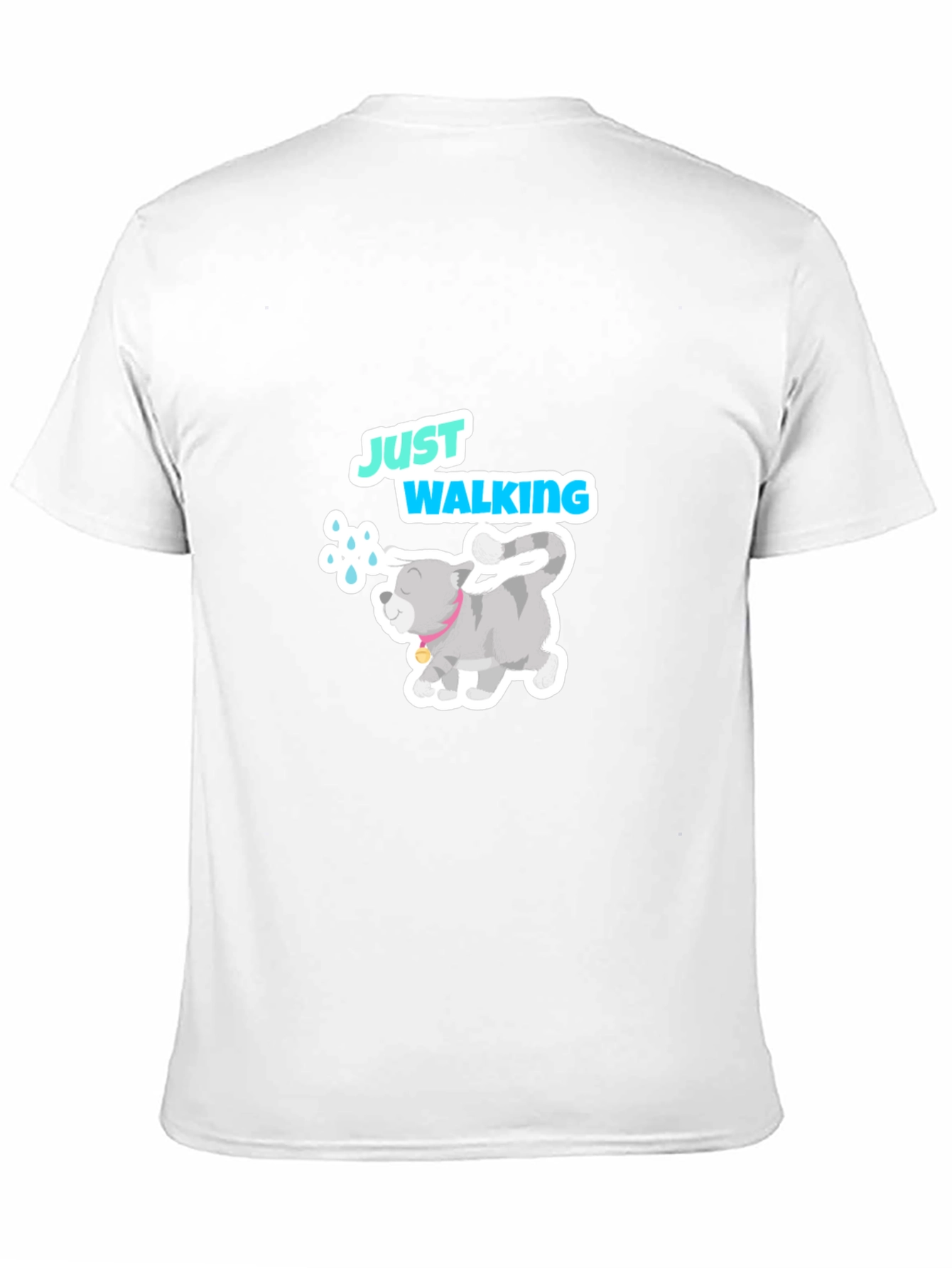 Just Walking Cat Graphic Tee