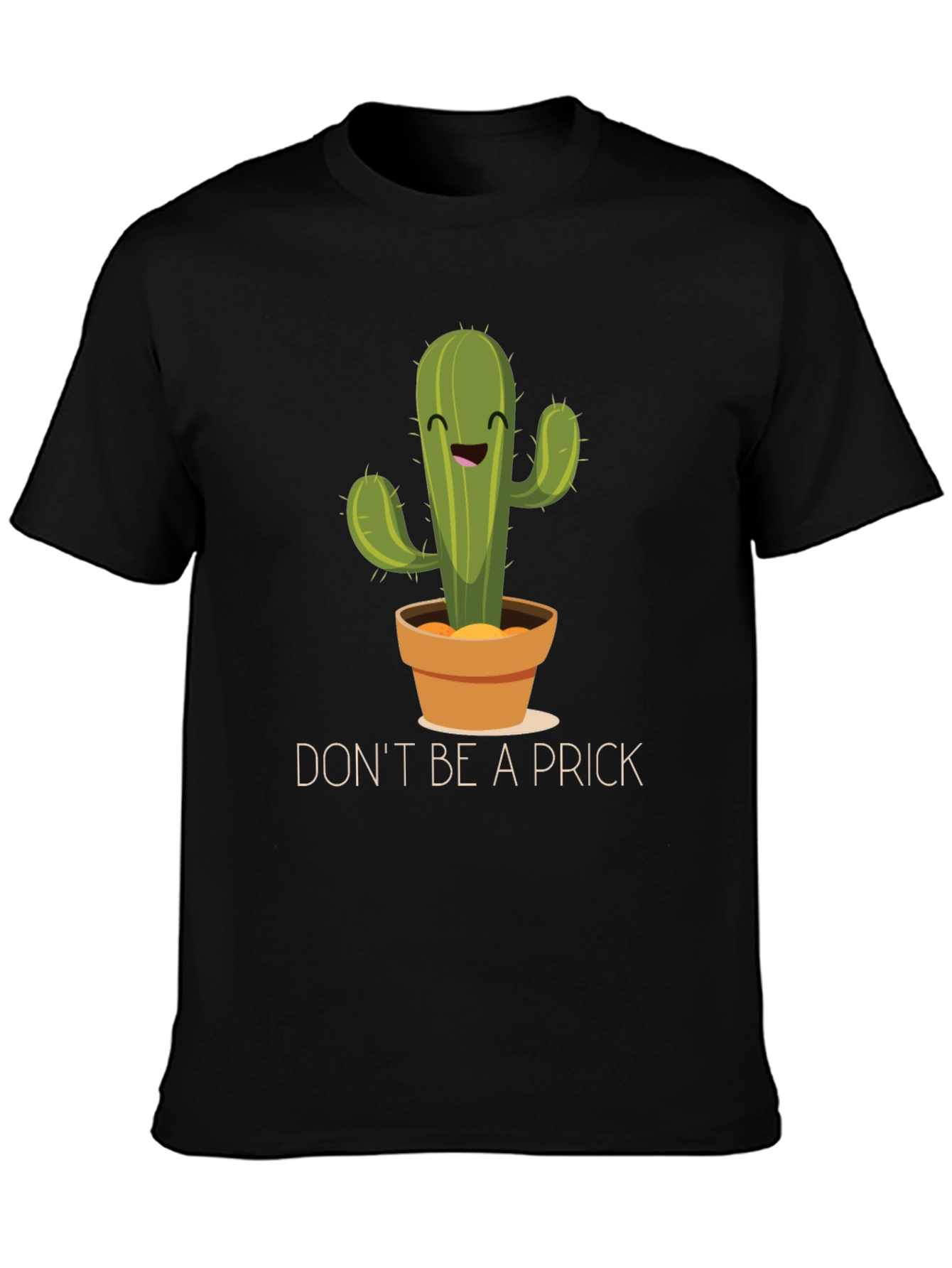 Funny Cactus Graphic T-Shirt - Dont Be A Prick