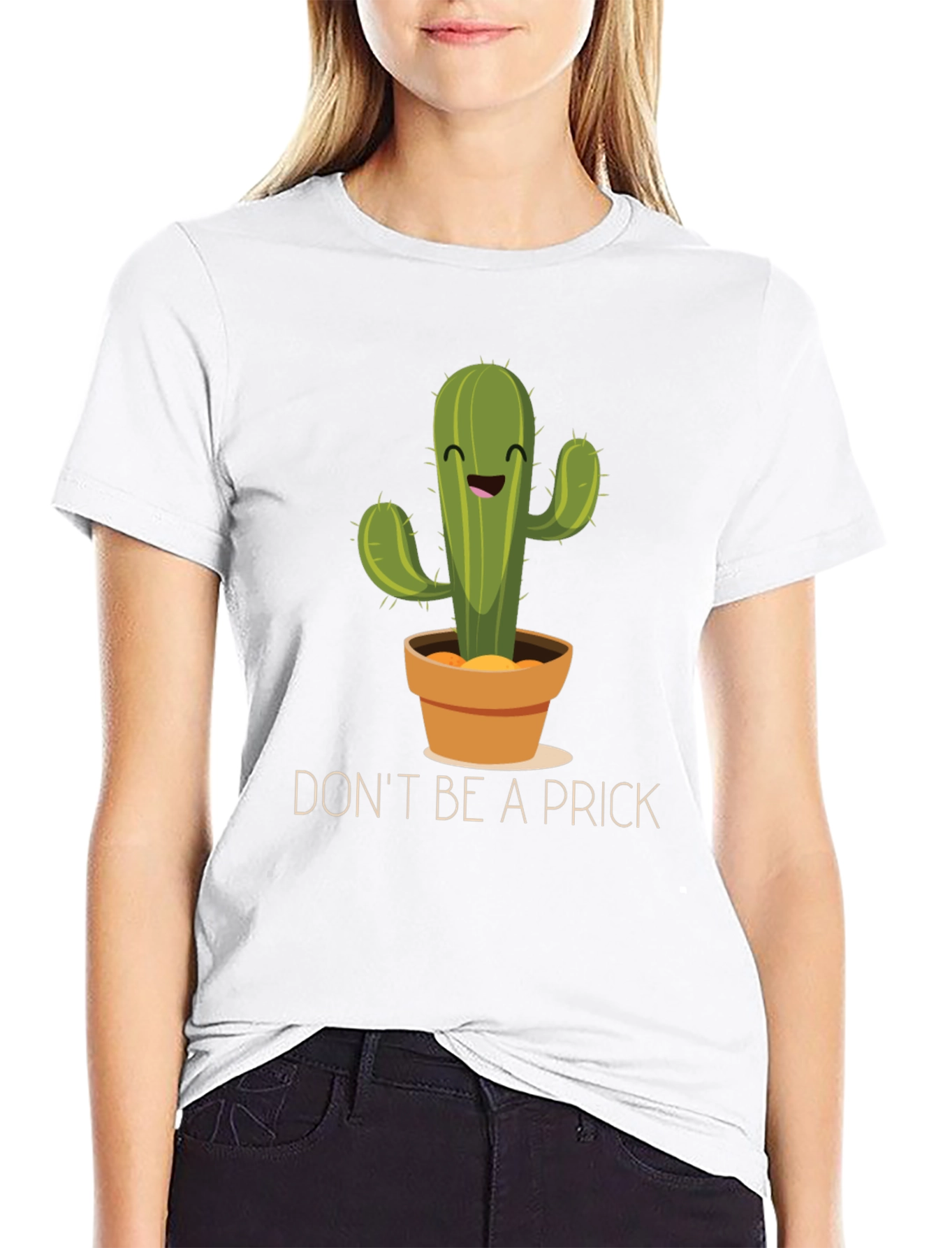 Funny Cactus Graphic T-Shirt - Dont Be A Prick