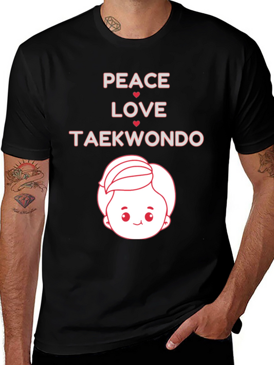 Peace Love Taekwondo Graphic Tee