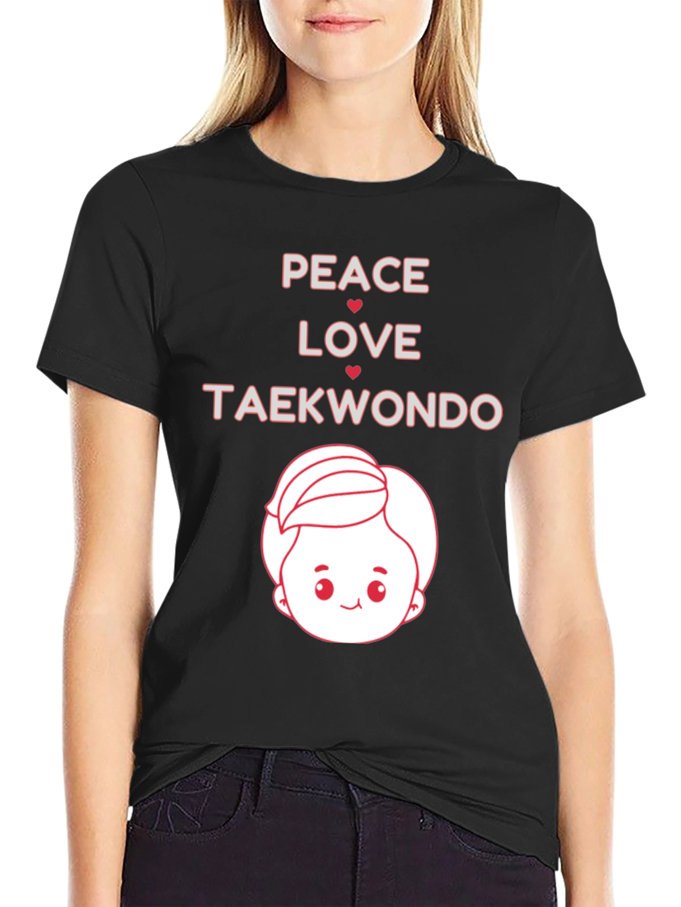 Peace Love Taekwondo Graphic Tee
