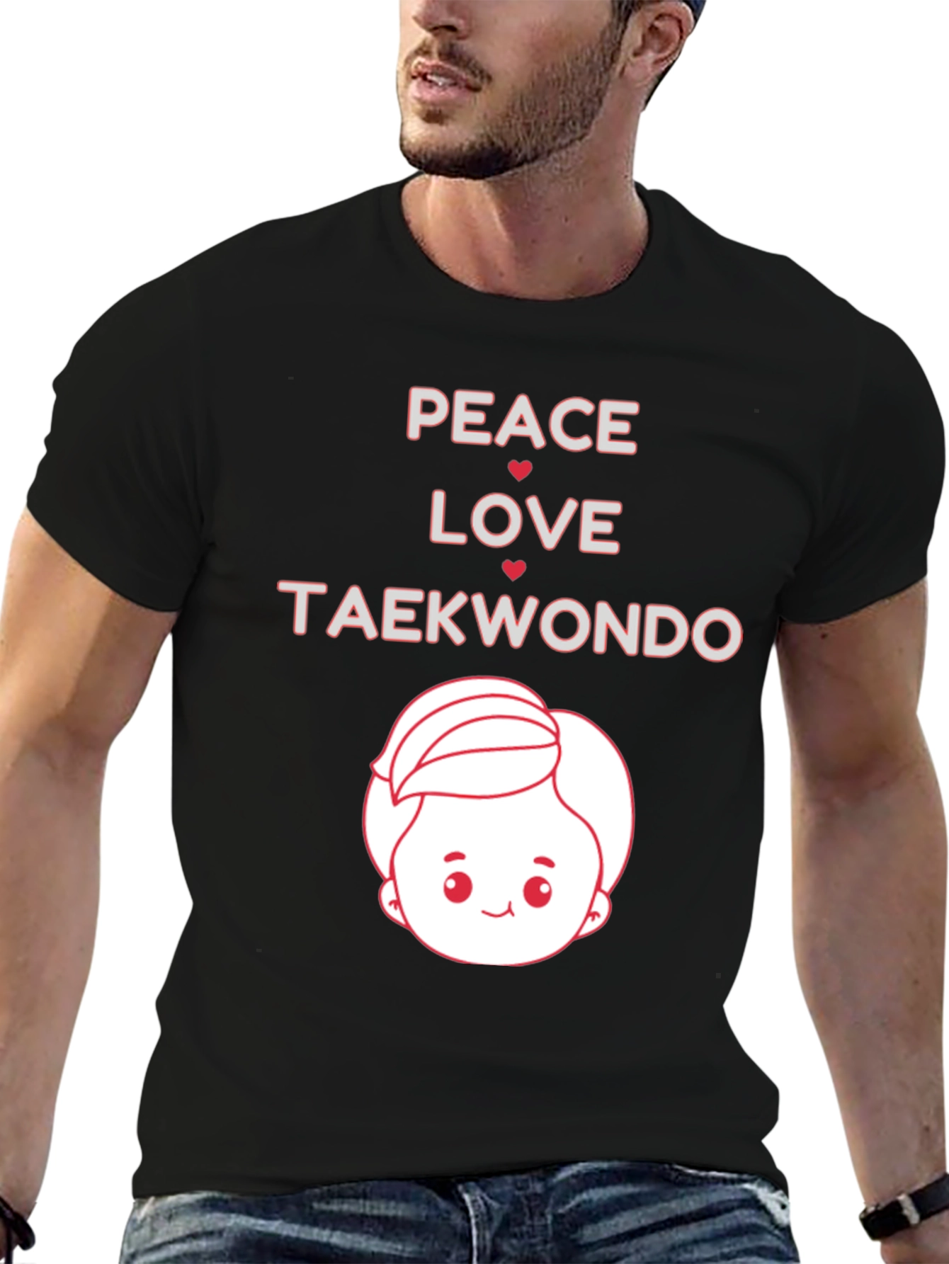Peace Love Taekwondo Graphic Tee