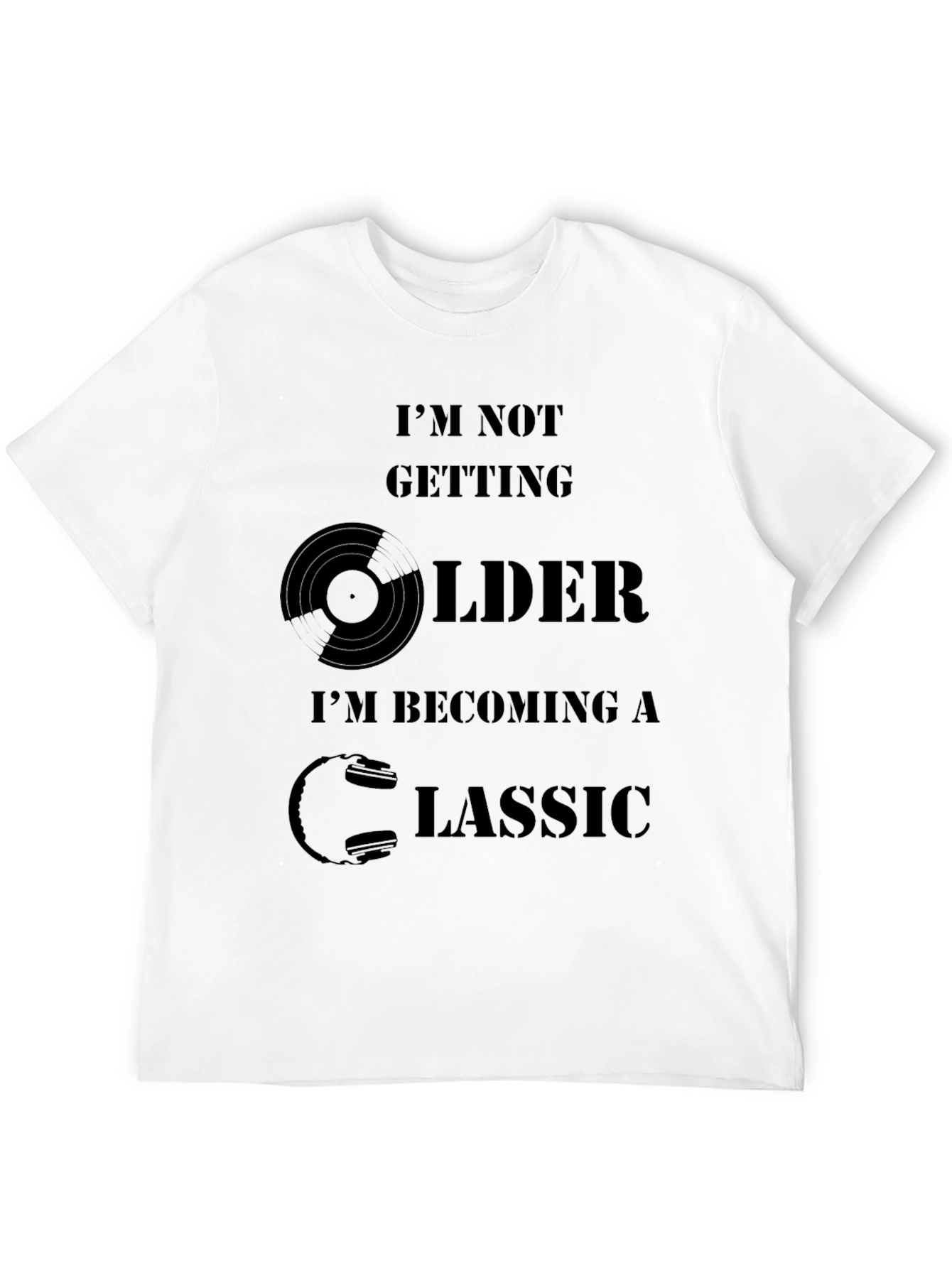 Classic Vinyl Record Graphic T-Shirt