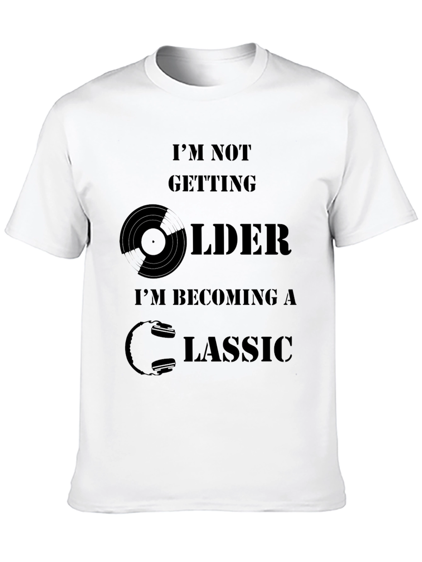 Classic Vinyl Record Graphic T-Shirt