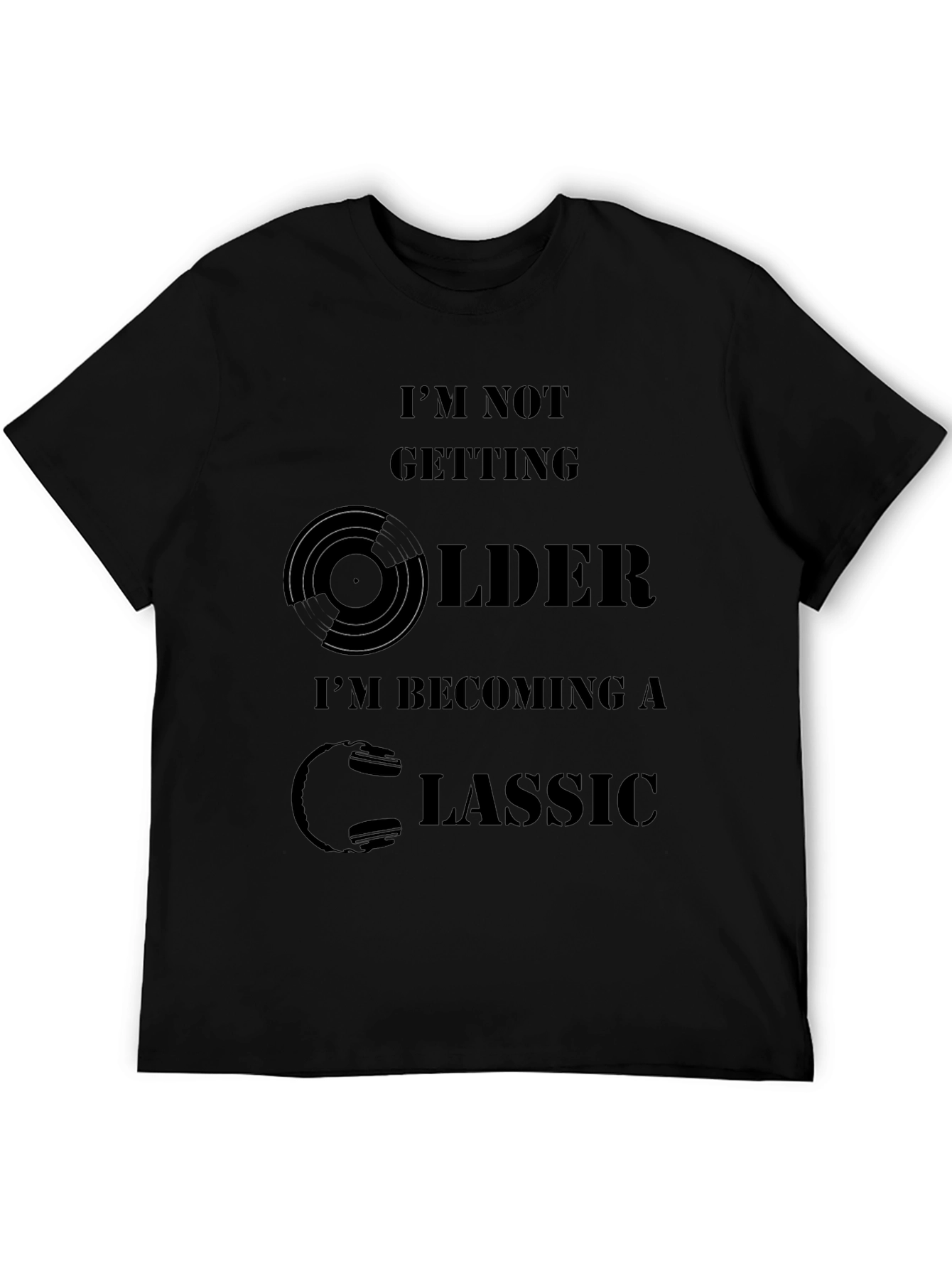 Classic Vinyl Record Graphic T-Shirt