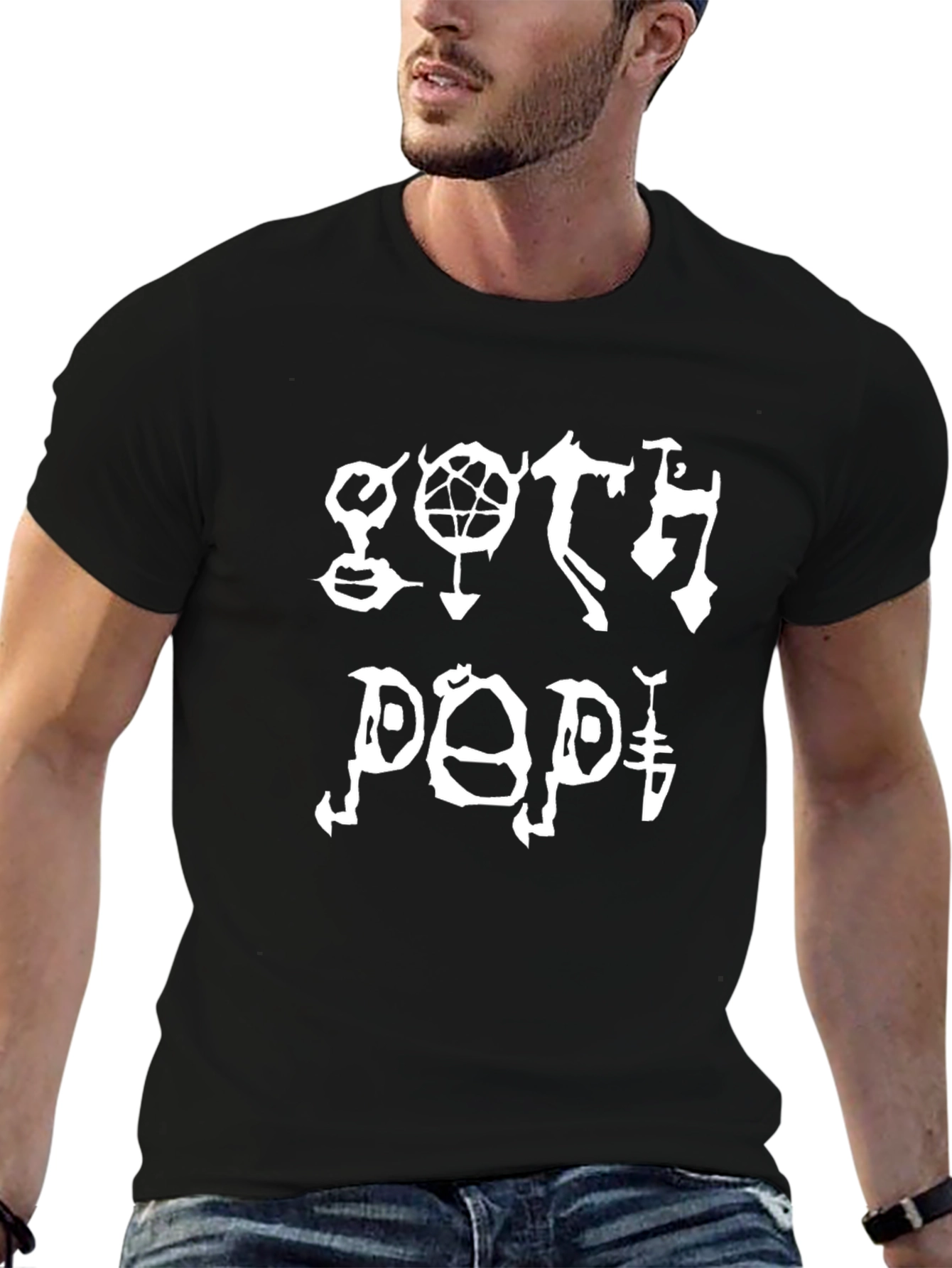 Goth Pop Graphic Tee - Black T-Shirt