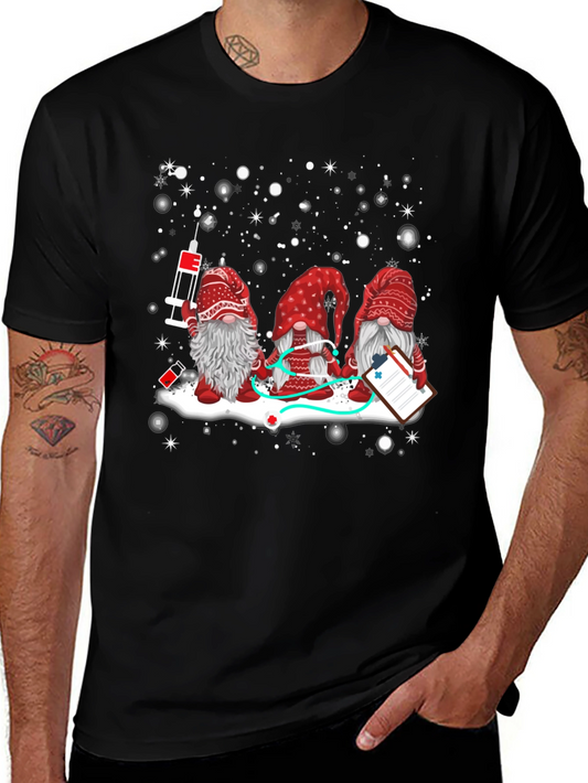 Nurse Gnome T-Shirt - Holiday Medical Apparel