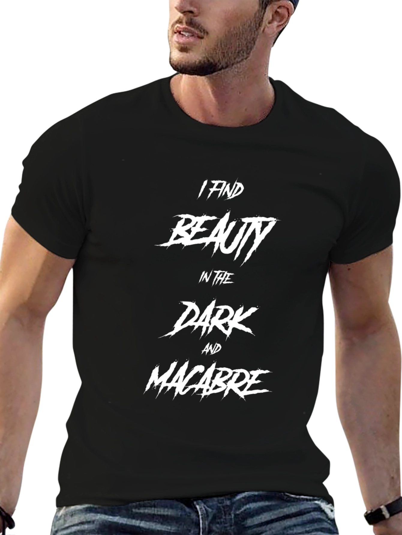 Dark Beauty T-Shirt - Gothic Macabre Design