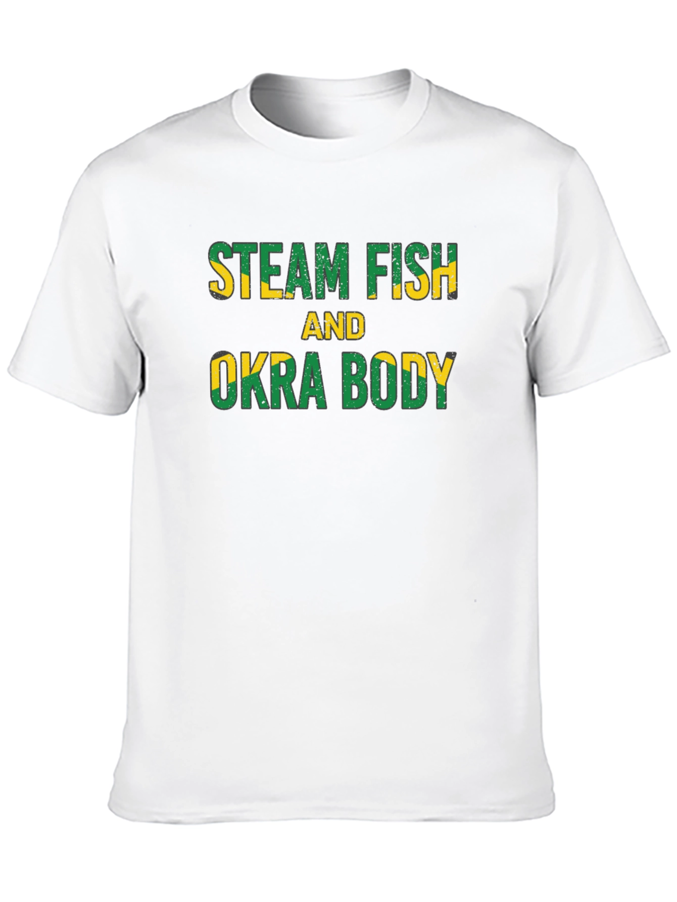 Steam Fish and Okra Body Graphic Tee