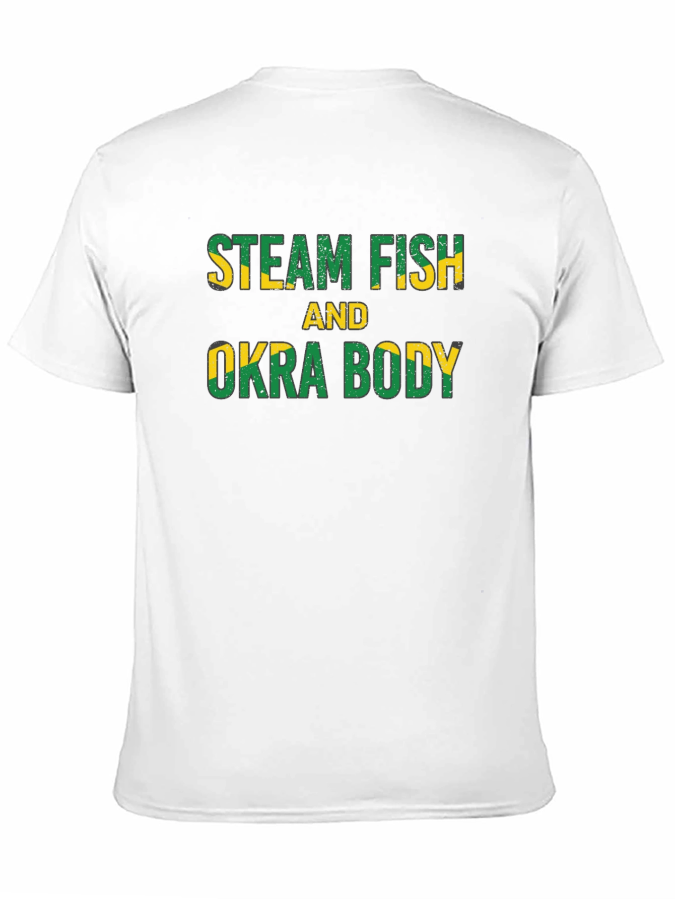 Steam Fish and Okra Body Graphic Tee