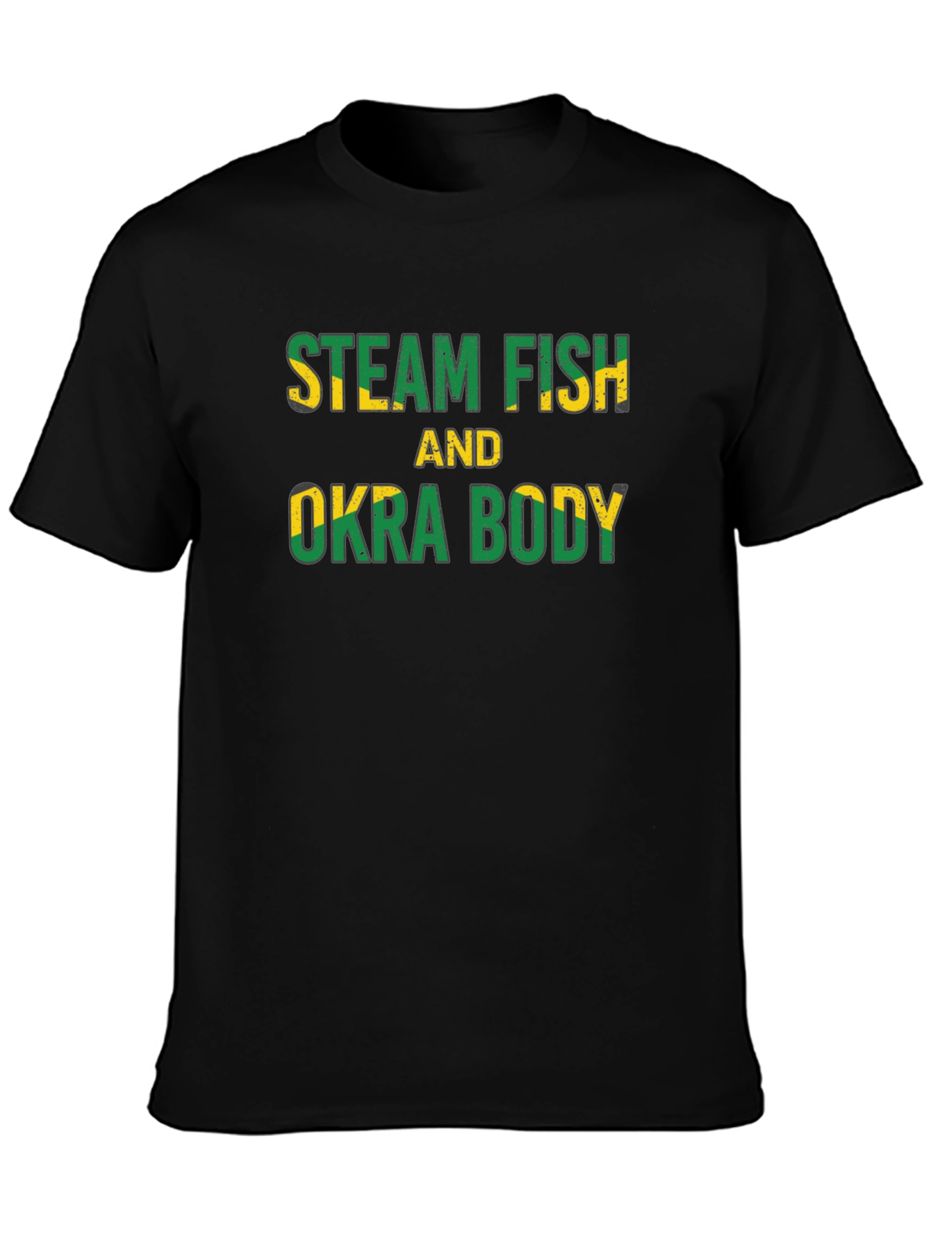 Steam Fish and Okra Body Graphic Tee
